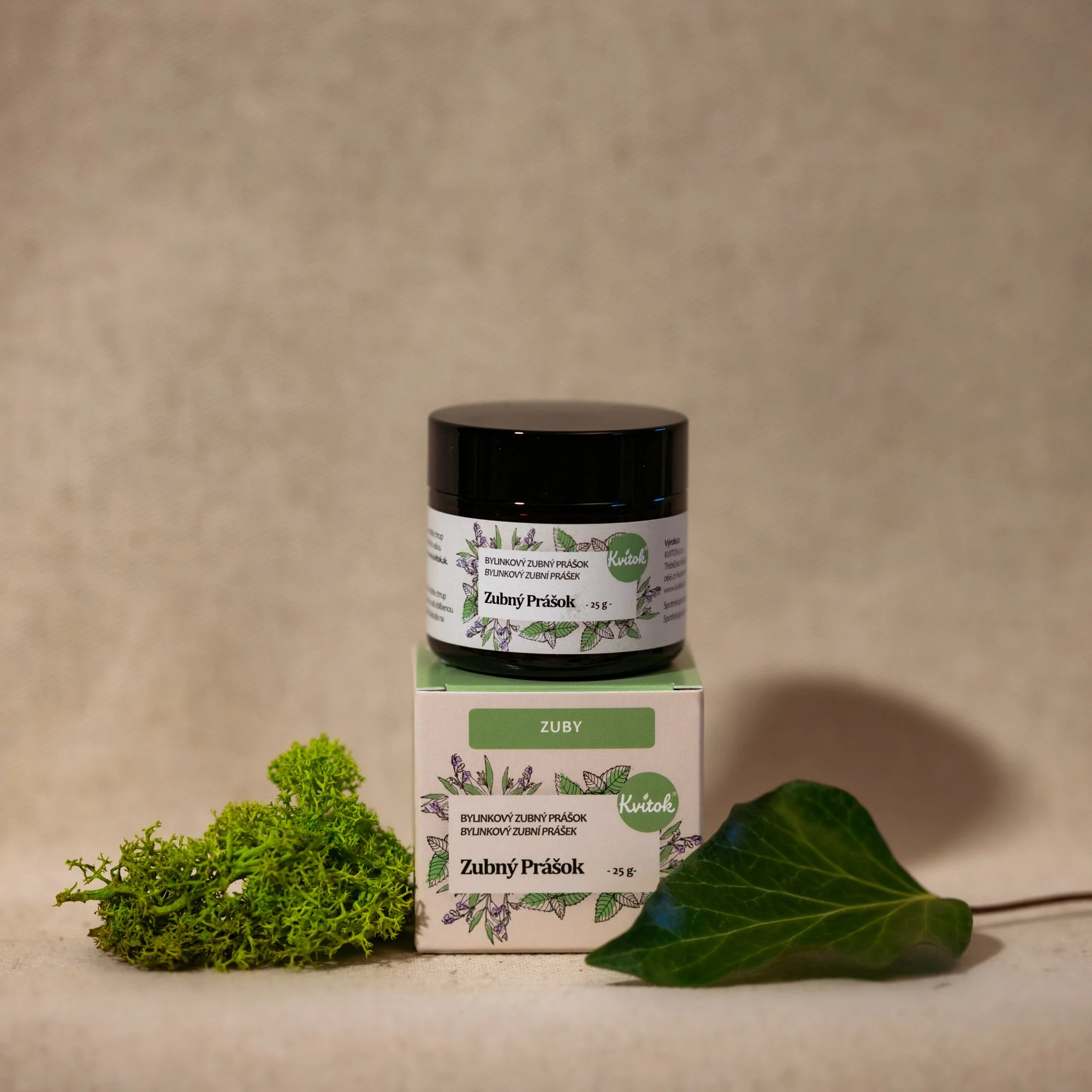 Kvitok Bylinkový zubní prášek (25 g) - Image 2
