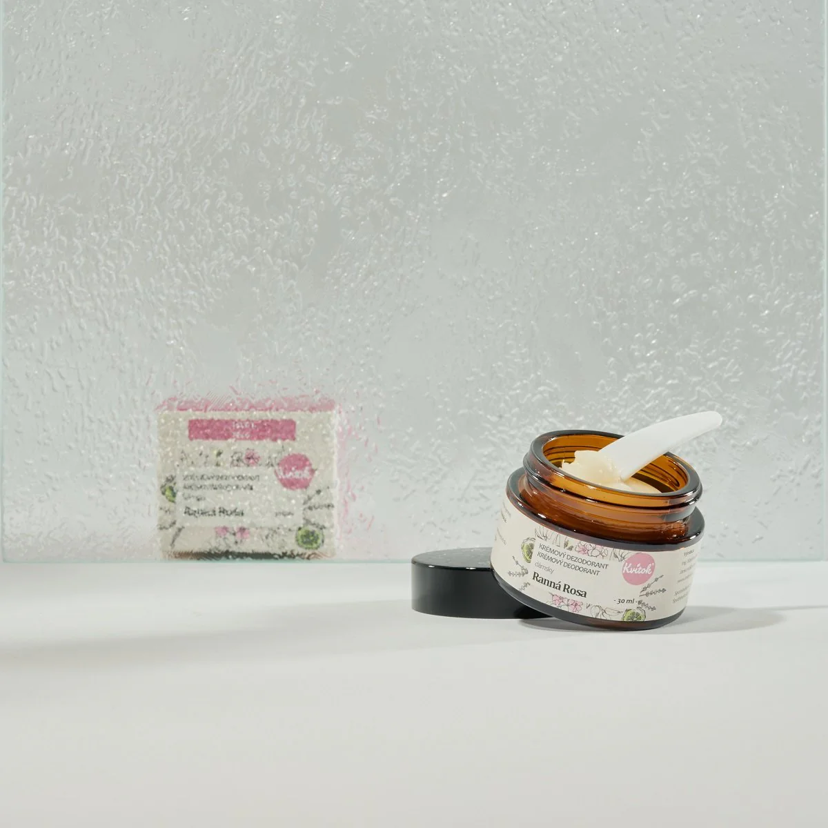 Kvitok Dámský krémový deodorant Ranní rosa (30 ml) - Image 2