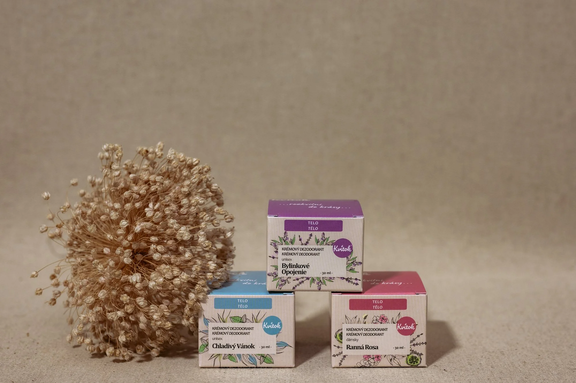 Kvitok Dámský krémový deodorant Ranní rosa (30 ml) - Image 4