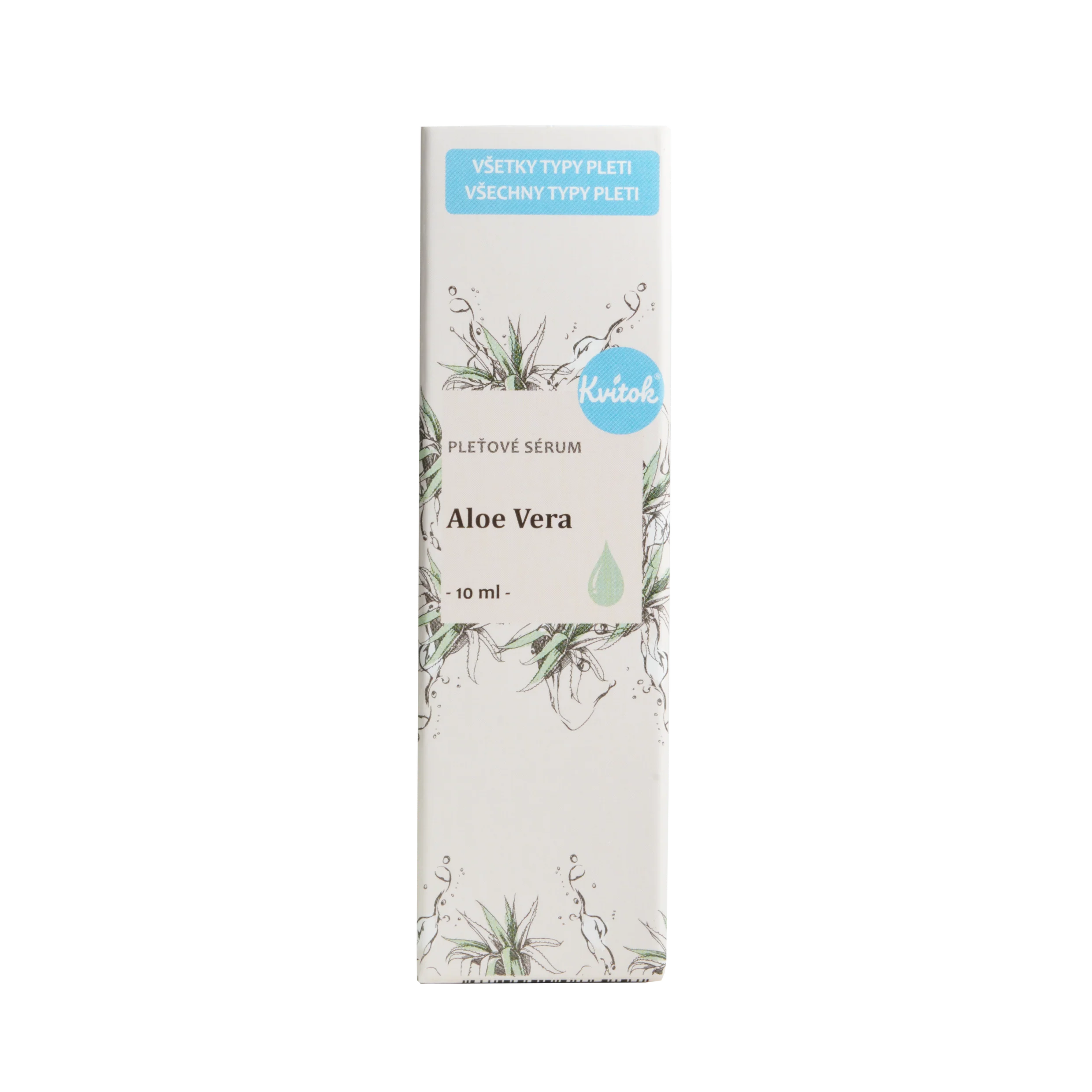 Kvitok Pleťové sérum - Aloe vera (10 ml) - Image 3