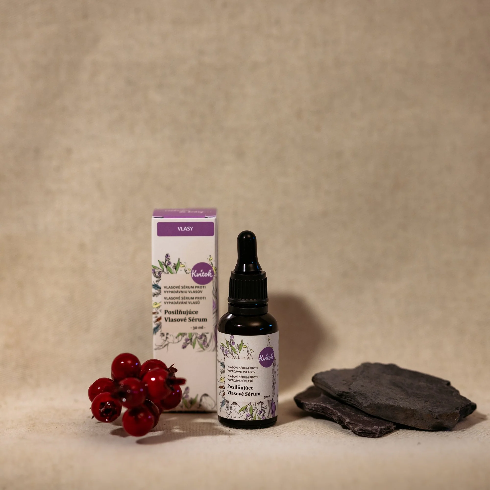 Kvitok Posilňující vlasové sérum (30 ml) - Image 3