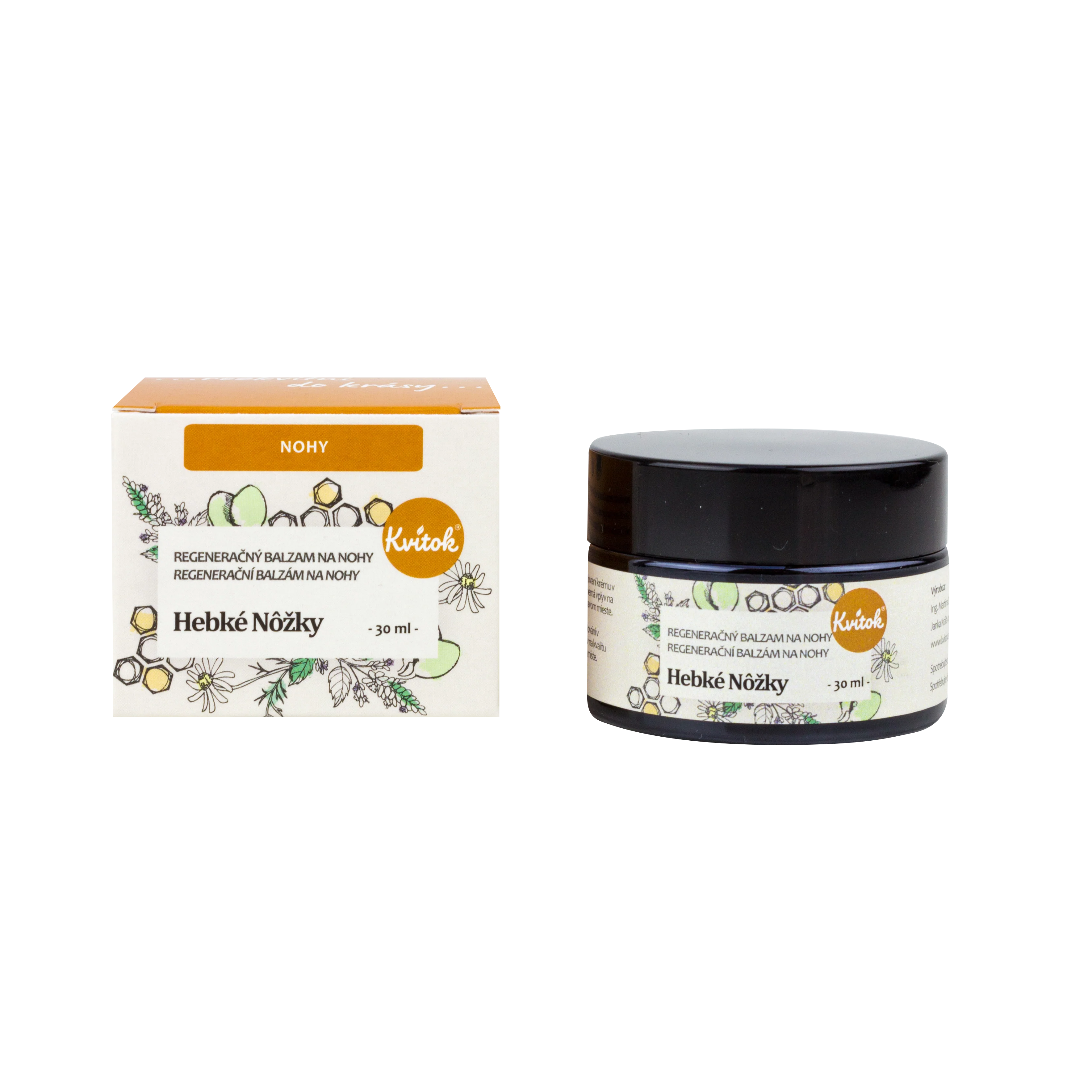 Kvitok Regenerační balzám Hebké nožky (30 ml) - Image 2