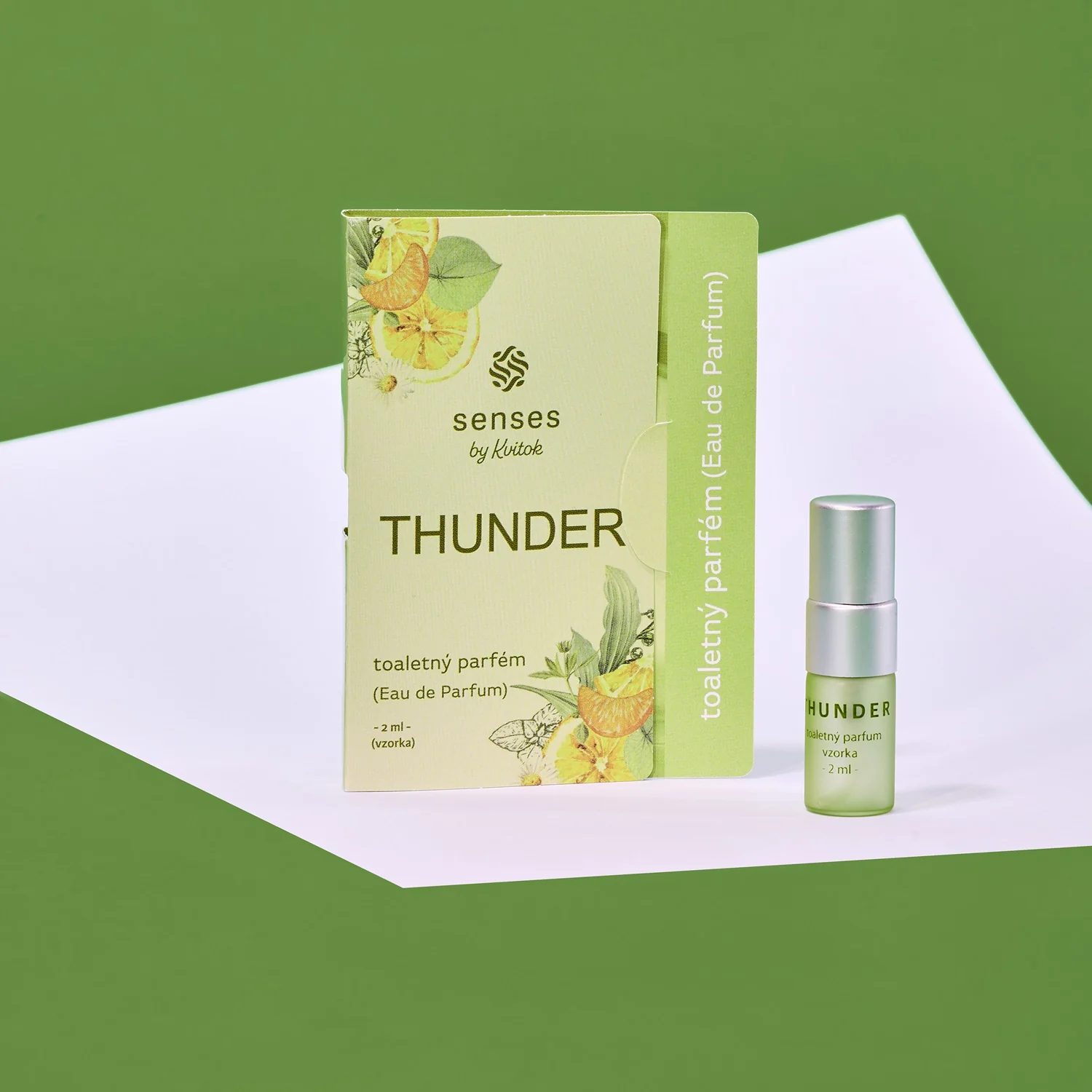 Kvitok Senses Toaletní parfém Thunder - vzorek (2 ml) - Image 2
