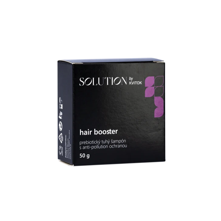 Kvitok Solution Prebiotický tuhý šampon s anti-pollution ochranou Hair Booster (50 g) - Image 2