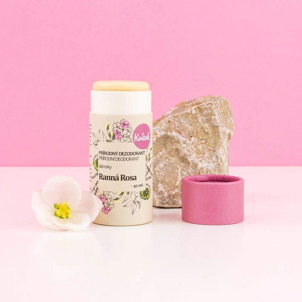 Kvitok Tuhý deodorant Ranní rosa (42 ml) - Image 2