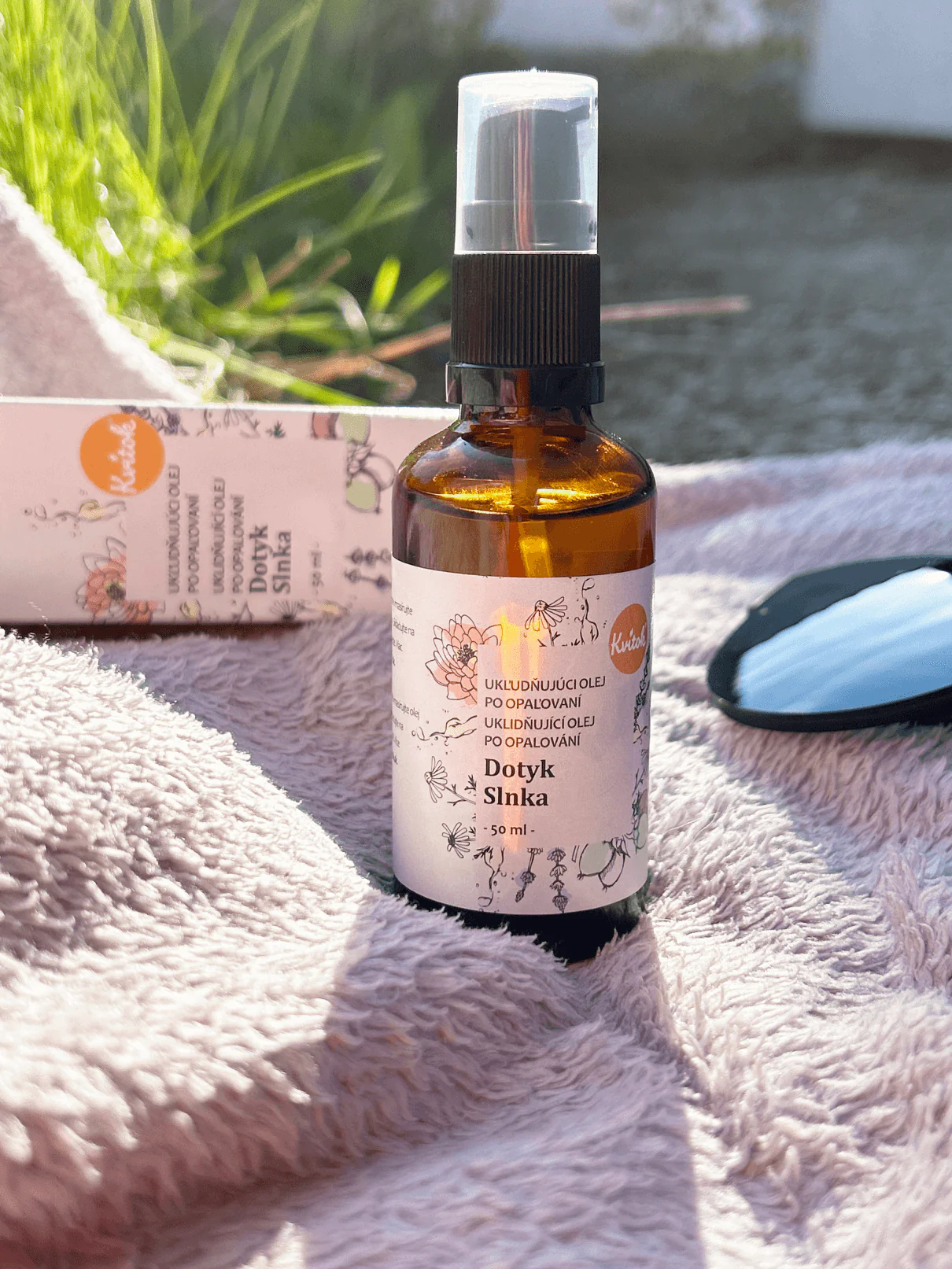Kvitok Uklidňující olej po opalování Dotek slunce (50 ml) - Image 3
