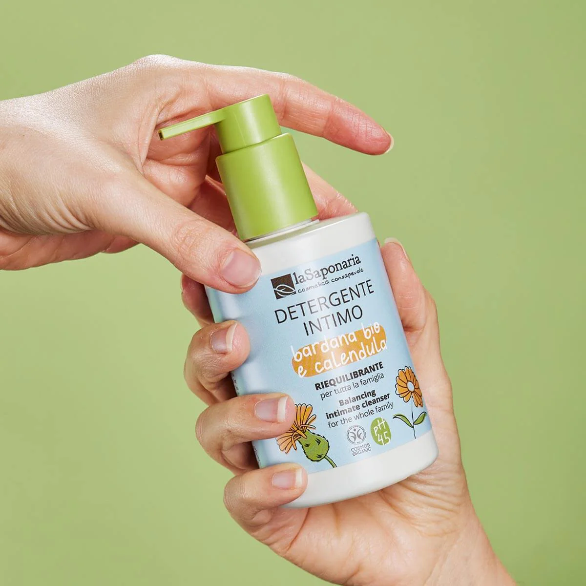 laSaponaria Intimní mycí gel s měsíčkem BIO - Image 3