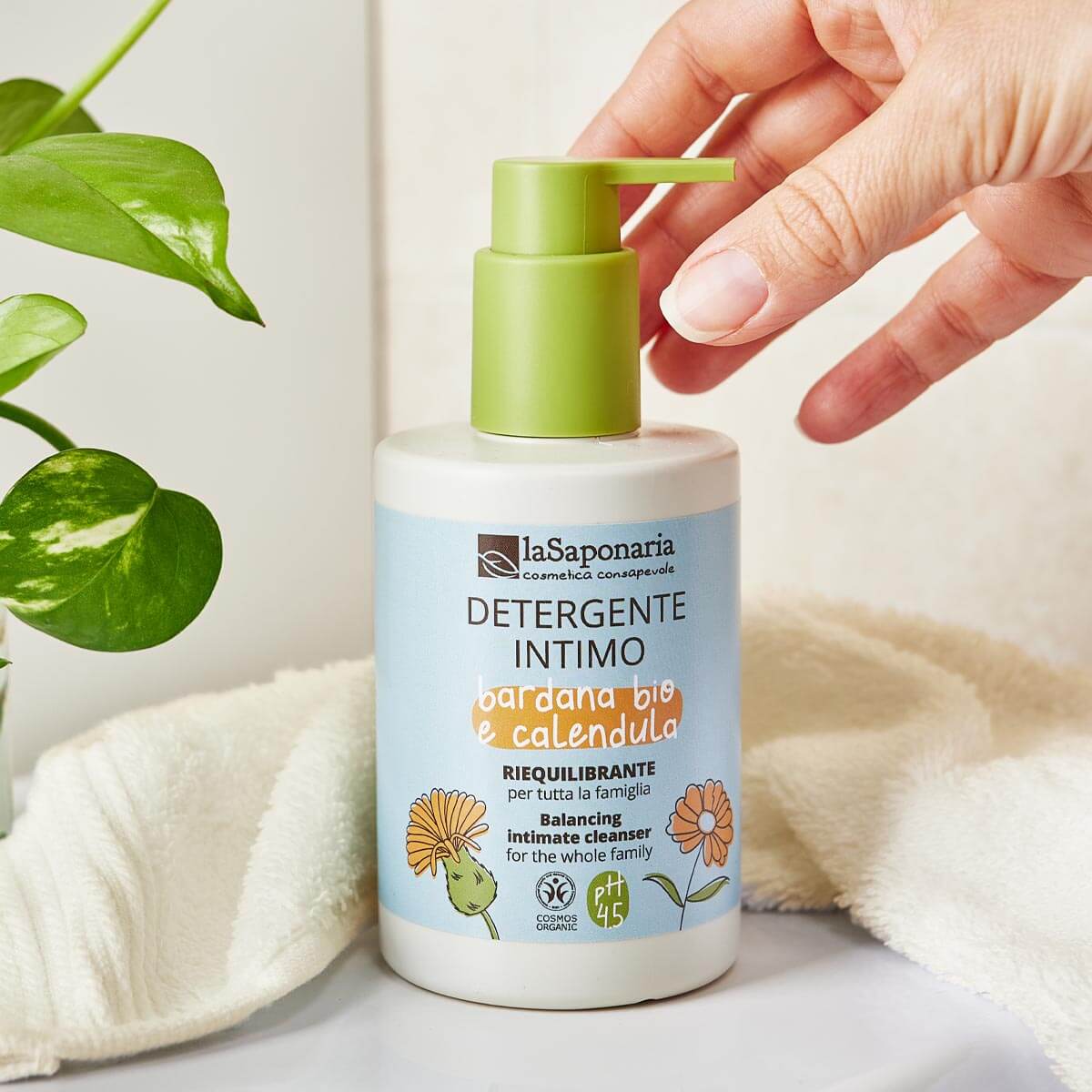 laSaponaria Intimní mycí gel s měsíčkem BIO - Image 4