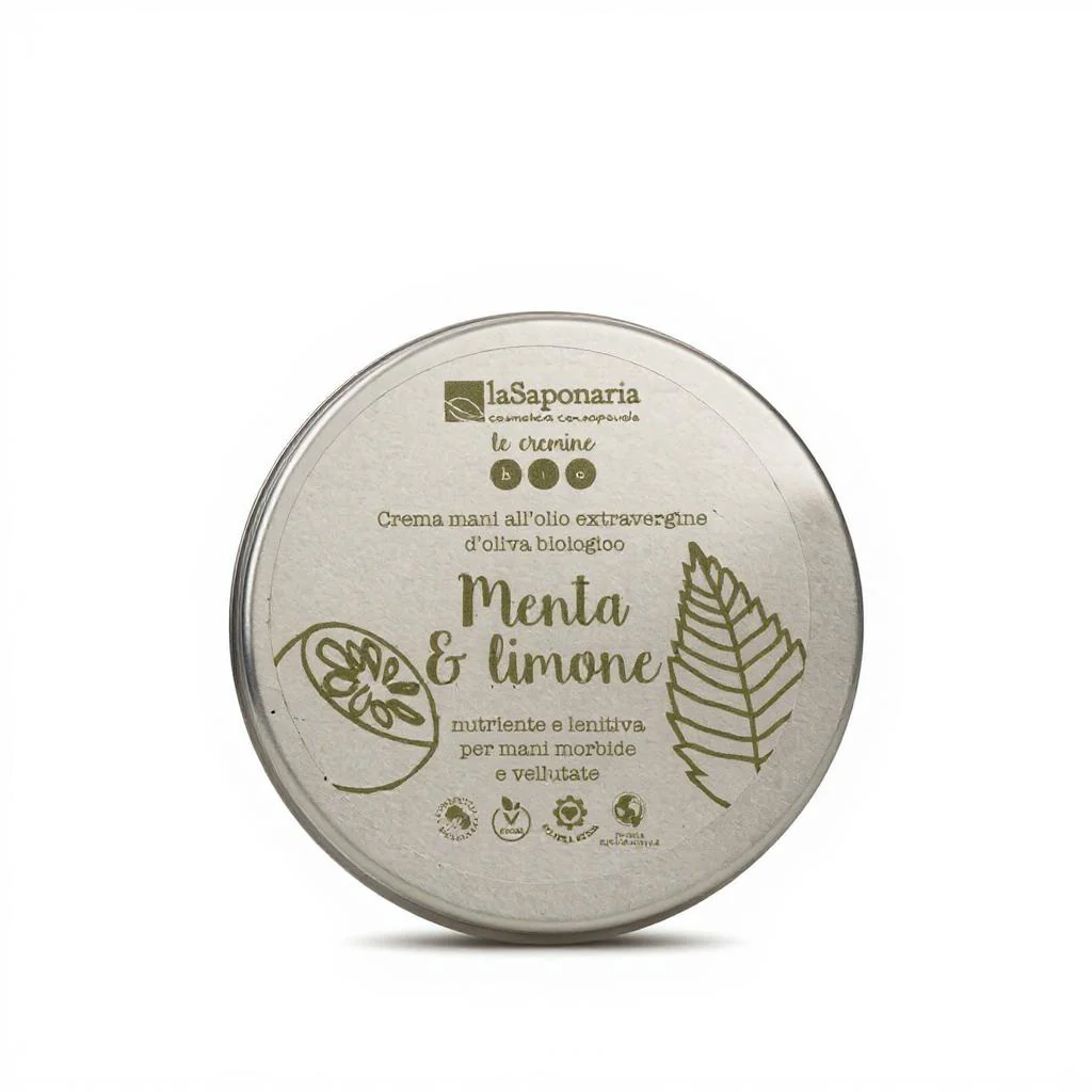 laSaponaria Krém na ruce s mátou a citrónem BIO (60 ml)