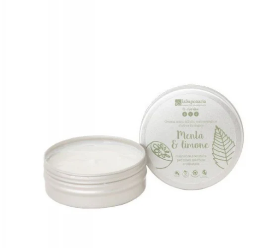 laSaponaria Krém na ruce s mátou a citrónem BIO (60 ml) - Image 2