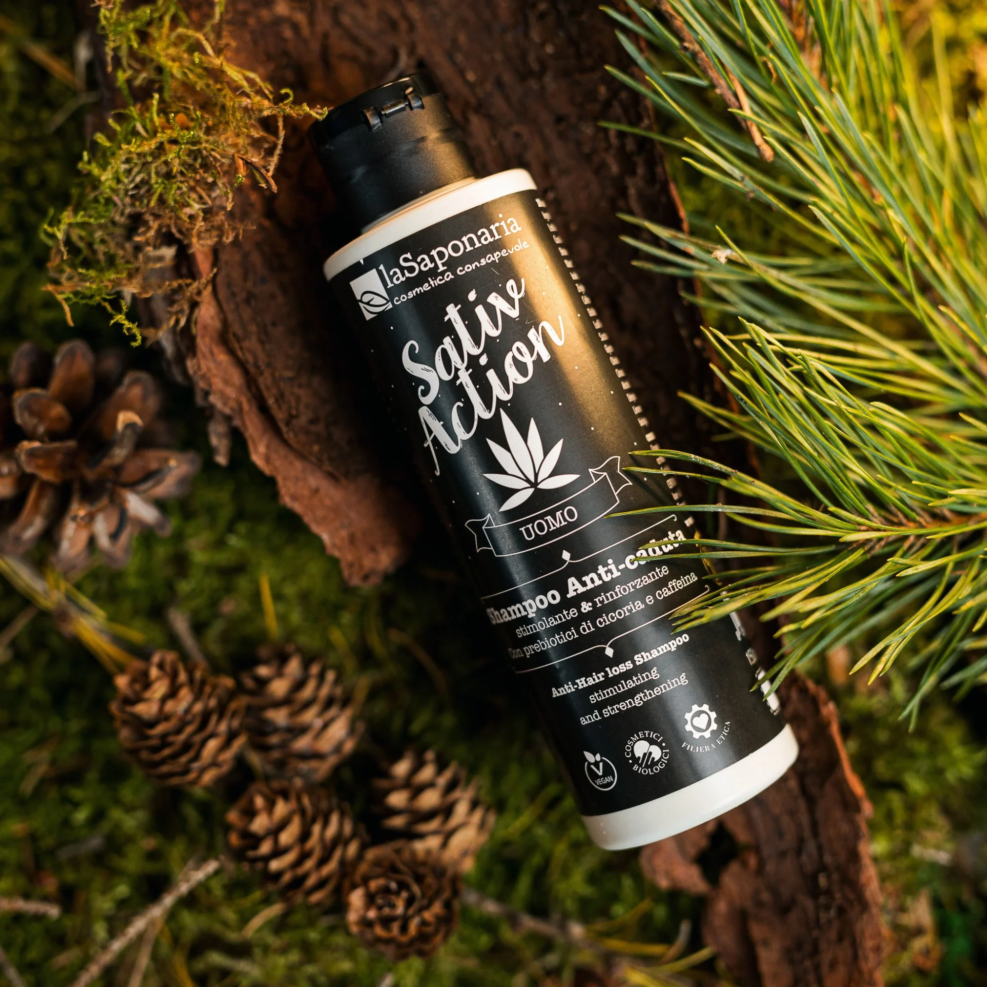 laSaponaria Šampon proti vypadávání vlasů pro pány BIO (150 ml) - Image 2