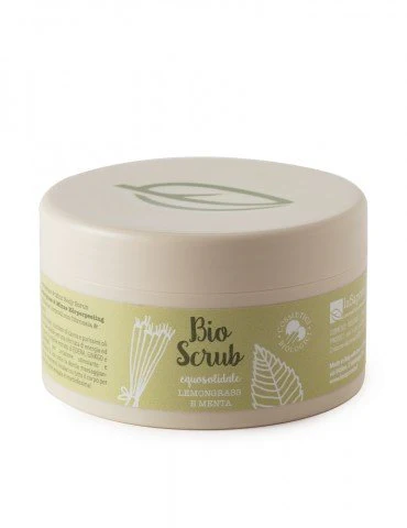 laSaponaria Tělový peeling s citrónovou trávou a mátou BIO (250 g)