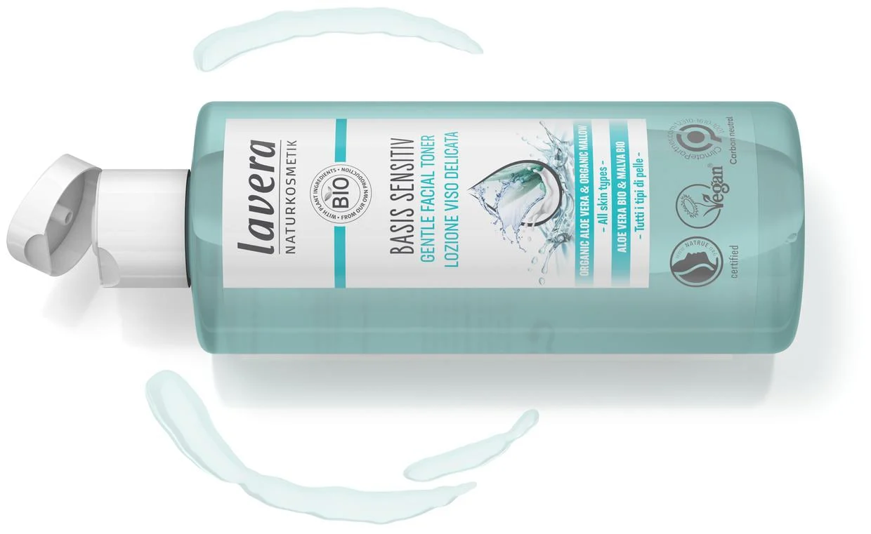 Lavera Basis Sensitive Jemná hydratační pleťová voda s Aloe vera (200 ml) - Image 4