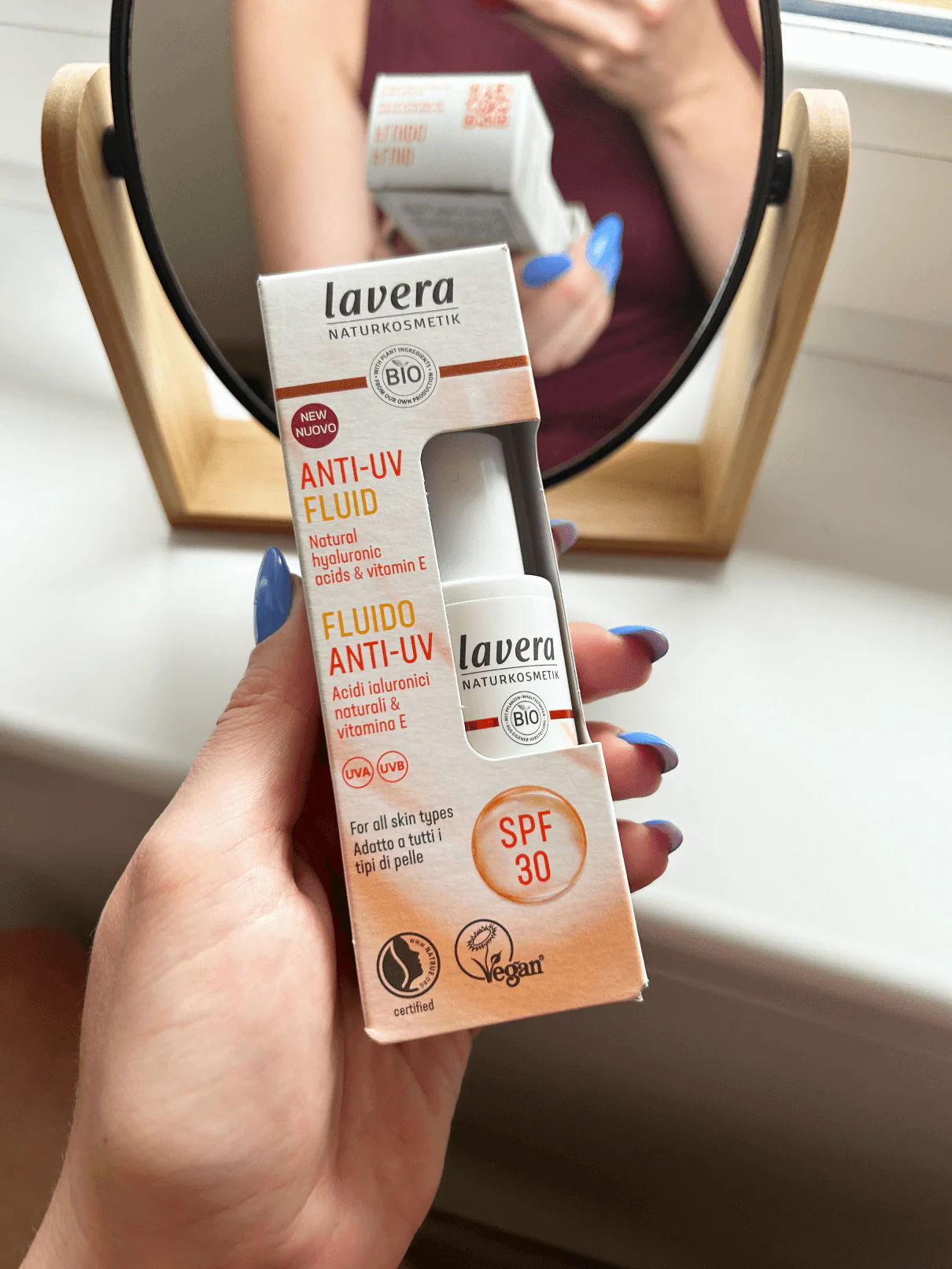 Lavera Lehký pleťový fluid ANTI-UV SPF 30 BIO (30 ml) - Image 3