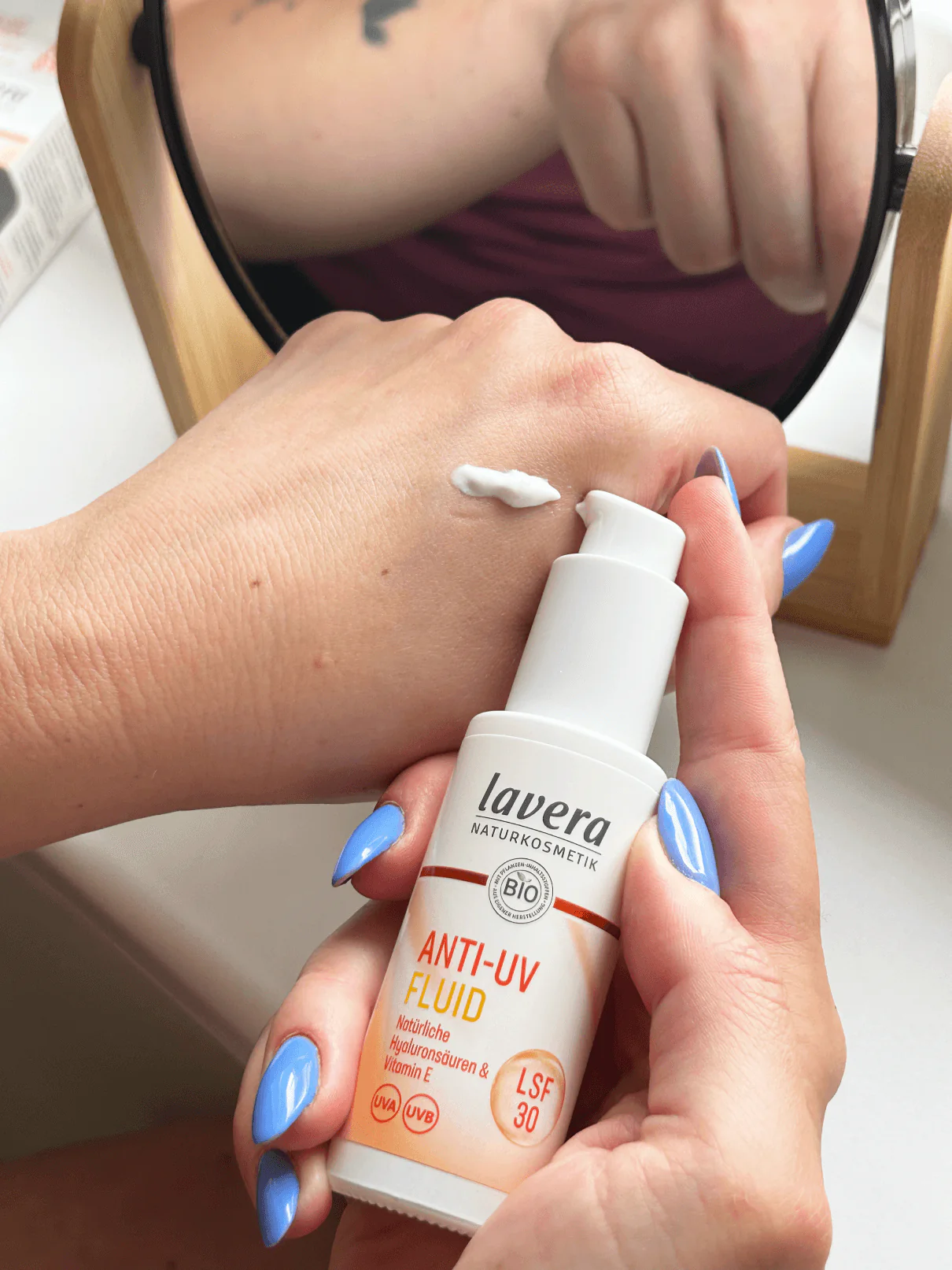 Lavera Lehký pleťový fluid ANTI-UV SPF 30 BIO (30 ml) - Image 5