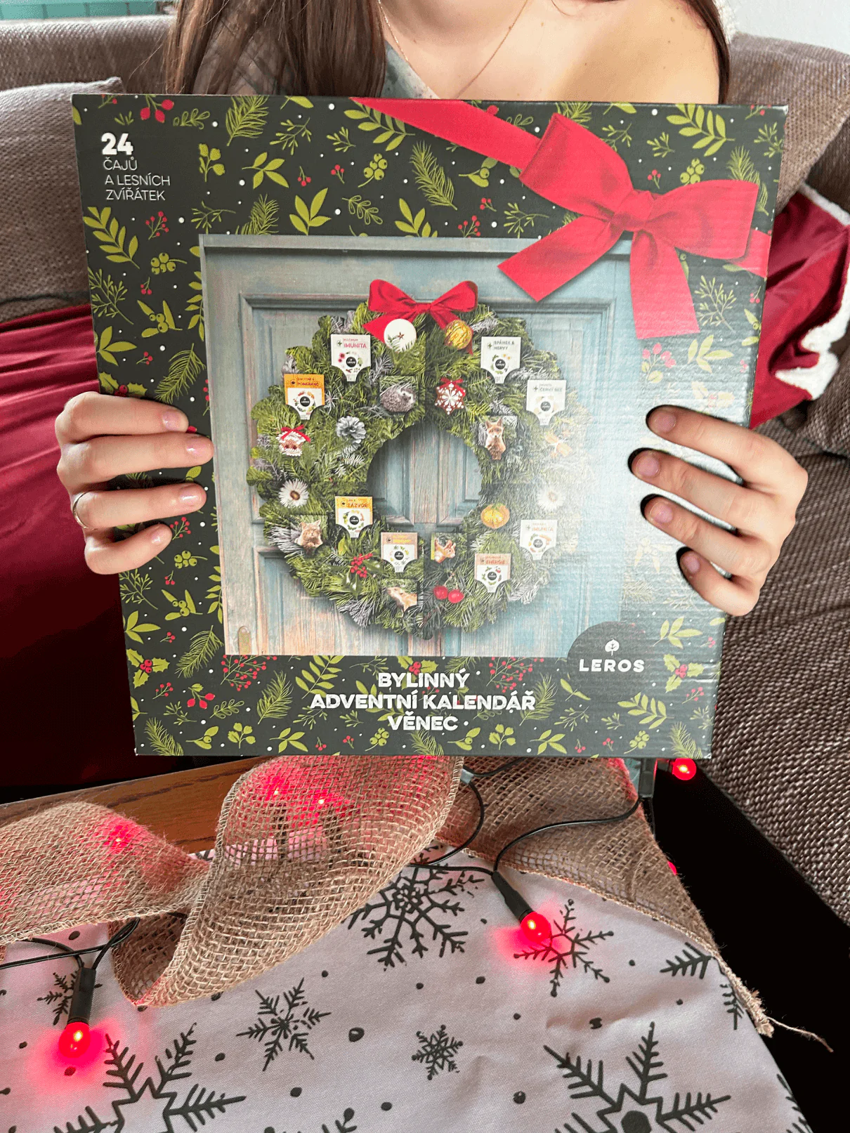 LEROS Bylinný adventní kalendář (24 nálev. sáčků) - Věnec - Image 4