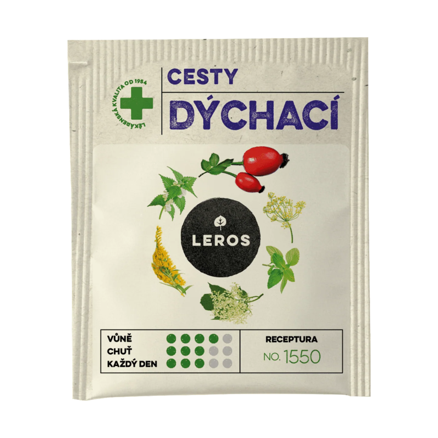 LEROS Bylinný čaj Cesty dýchací - nálev. sáčky (20 x 1,5 g) - Image 2