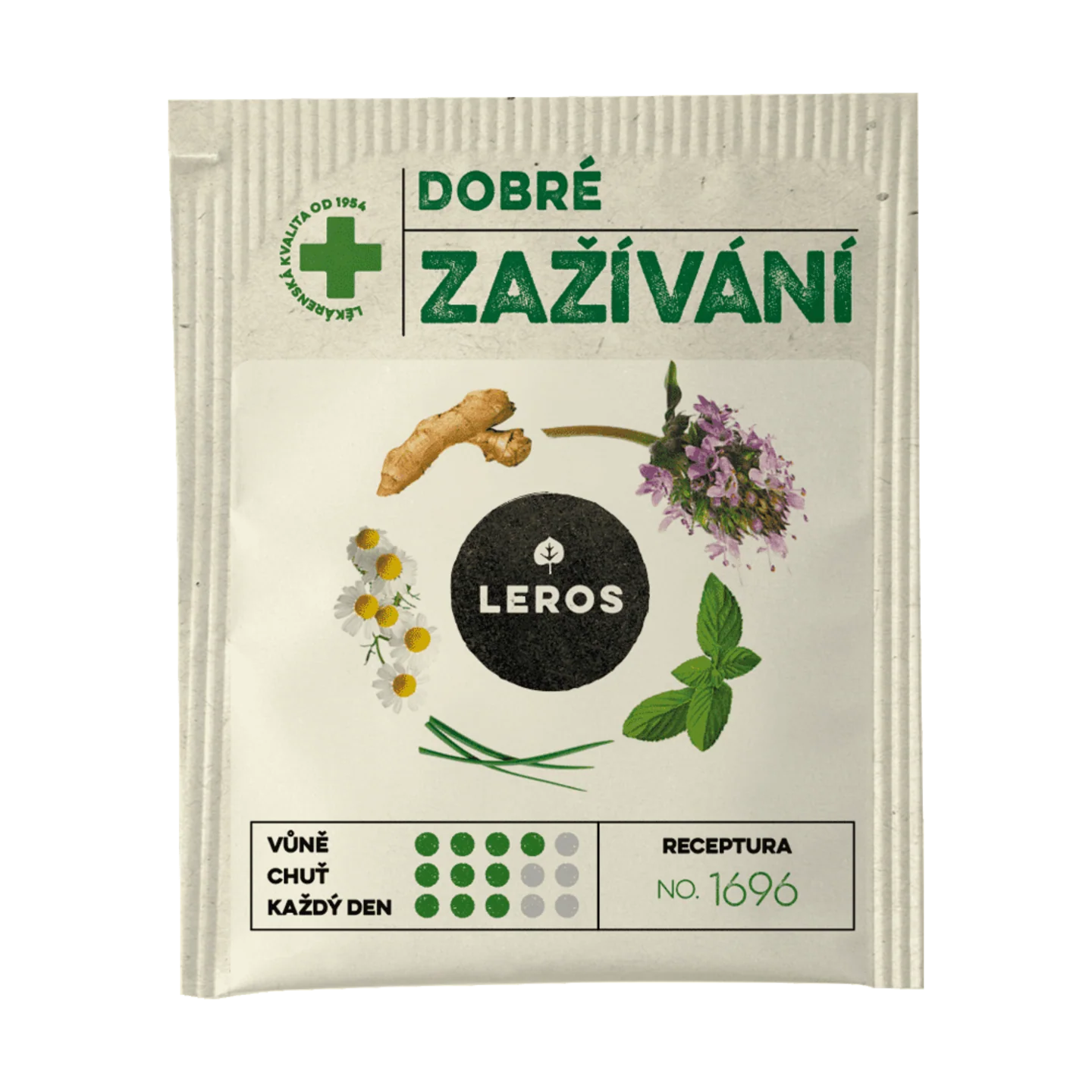 LEROS Bylinný čaj Dobré zažívání - nálev. sáčky (20 x 1,5 g) - Image 2