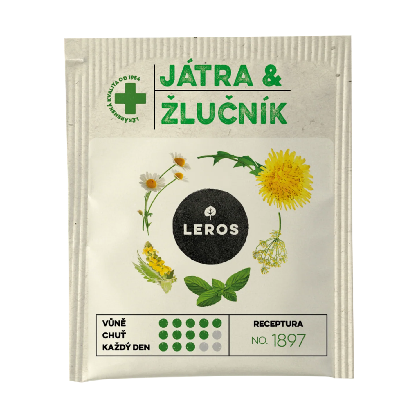 LEROS Bylinný čaj Játra & žlučník - nálev. sáčky (20 x 1,5 g) - Image 2