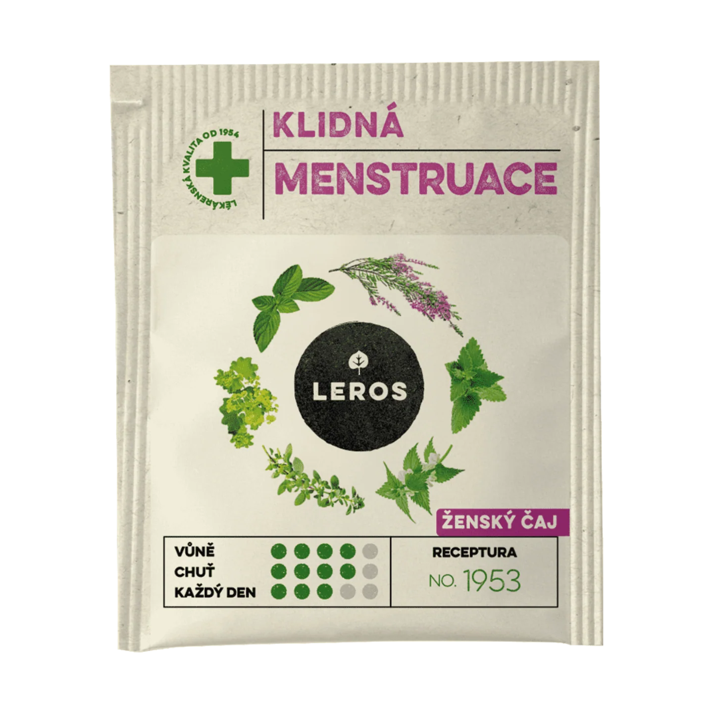 LEROS Bylinný čaj Klidná menstruace - nálev. sáčky (20 x 1,5 g) - Image 2