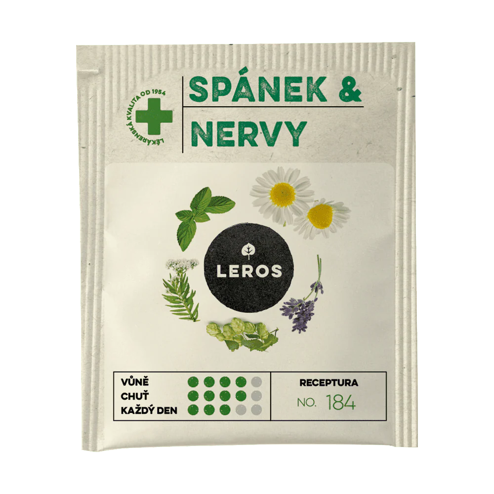 LEROS Bylinný čaj Spánek & Nervy - nálev. sáčky (20 x 1,3 g) - Image 2