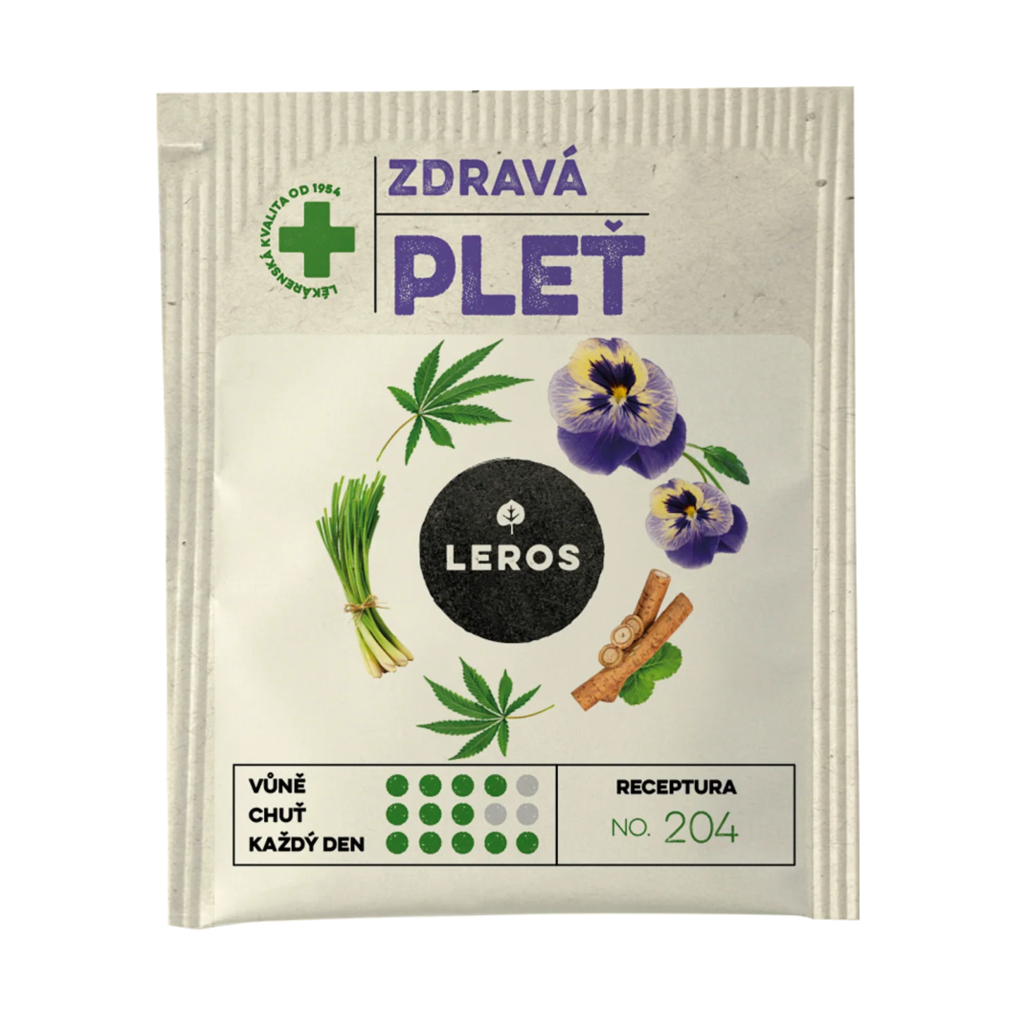 LEROS Bylinný čaj Zdravá pleť - nálev. sáčky (20 x 1,5 g) - Image 2