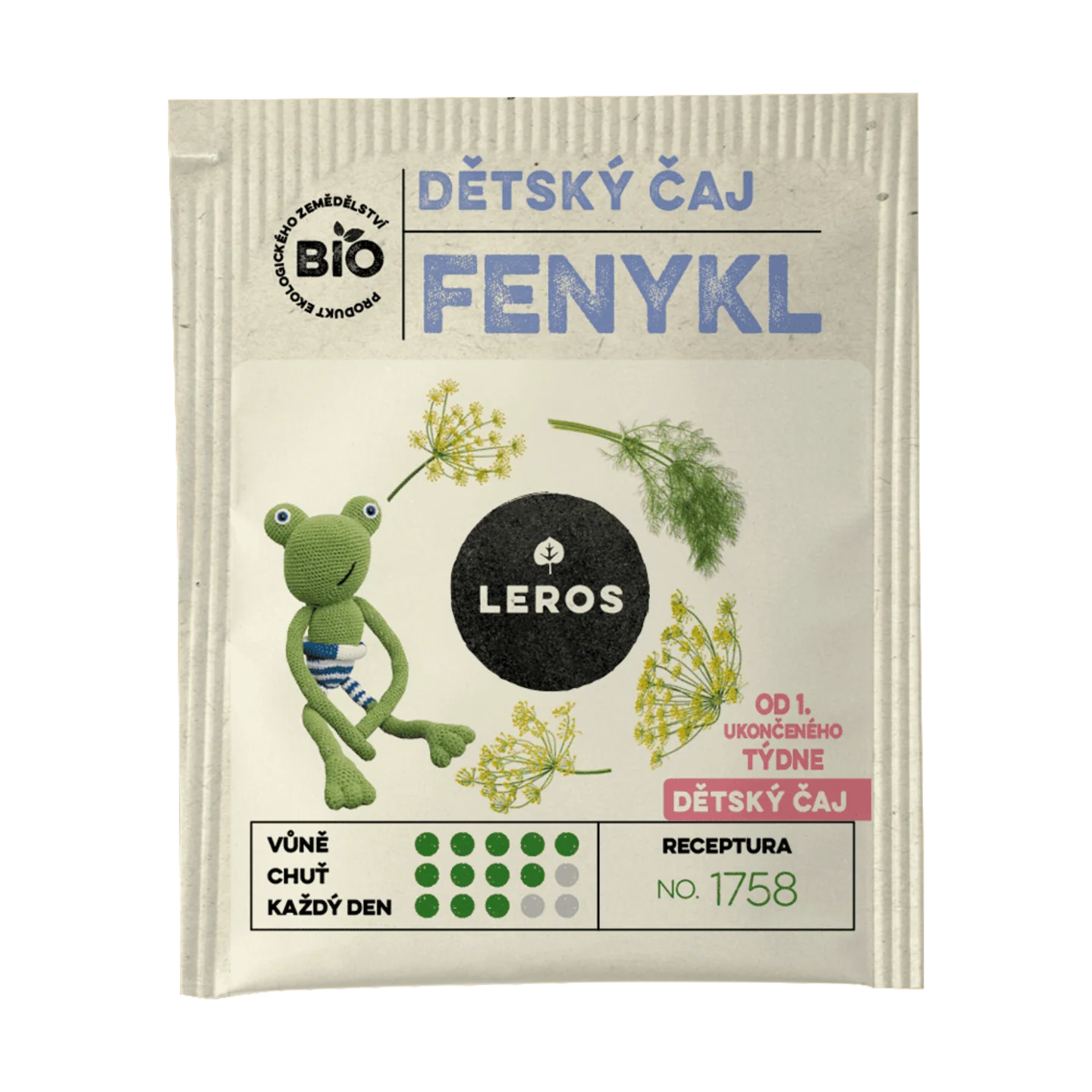 LEROS Dětský čaj Fenykl BIO - nálev. sáčky (20 x 1,5 g) - Image 2
