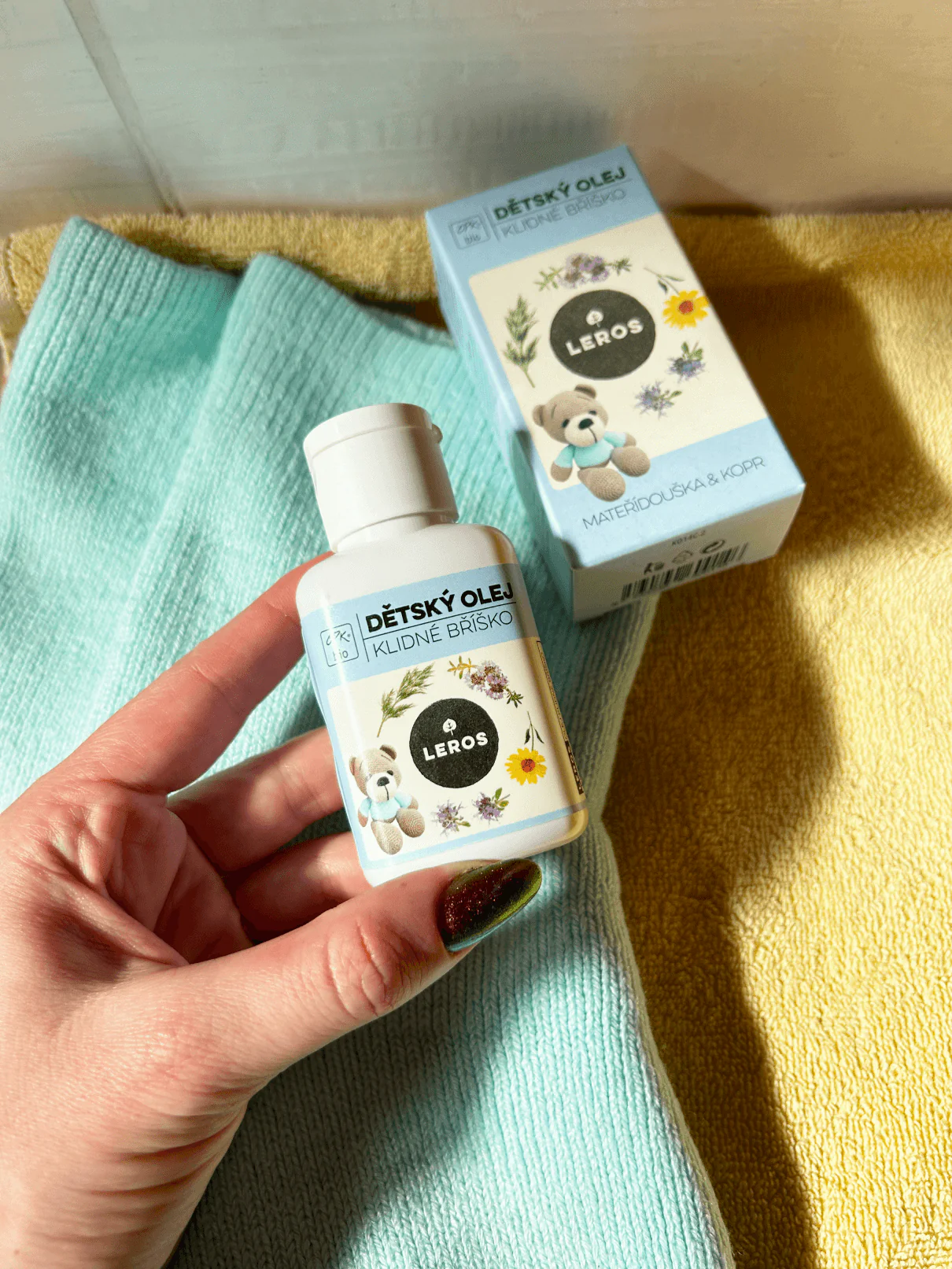 LEROS Dětský olej na klidné bříško BIO (60 ml) - Image 7