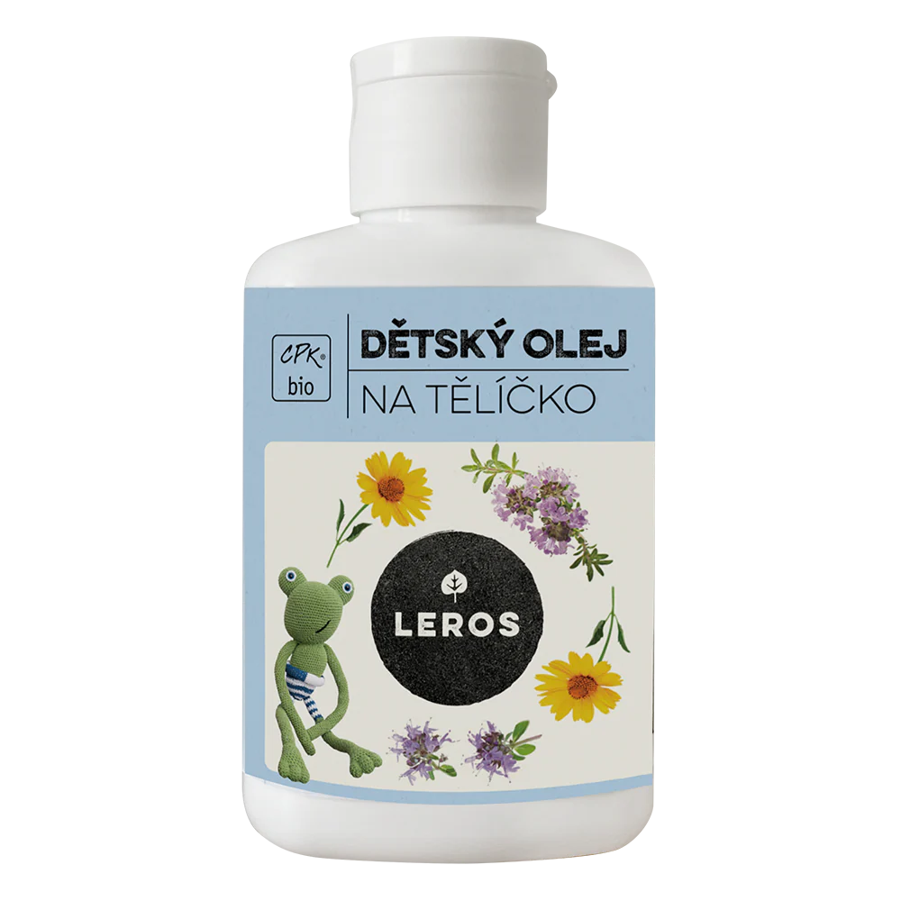LEROS Dětský olej na tělíčko BIO (100 ml) - Image 2
