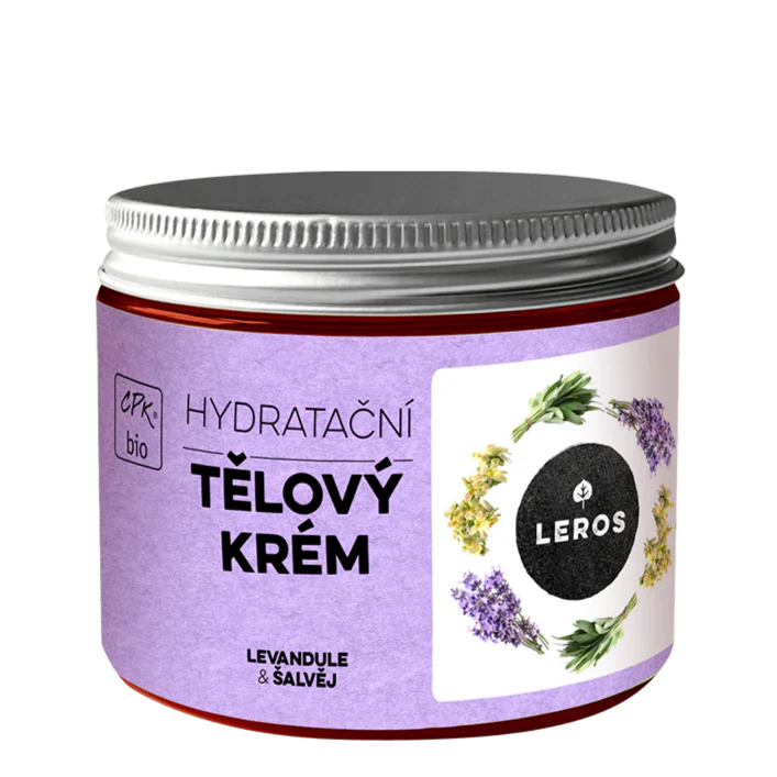 LEROS Hydratační tělový krém BIO (200 ml) - Levandule & šalvěj
