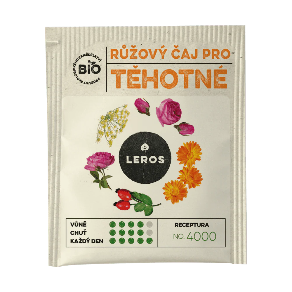 LEROS Růžový čaj pro těhotné BIO - nálev. sáčky (20 x 2 g) - Image 2