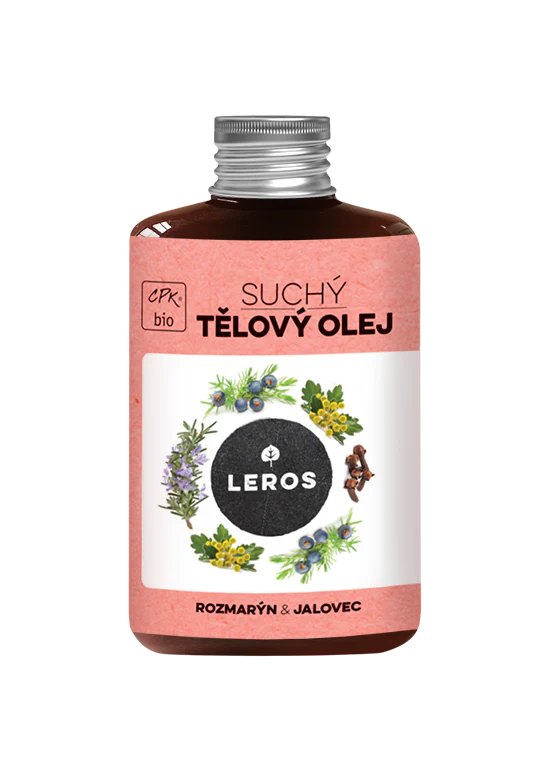 LEROS Suchý tělový olej BIO (100 ml) - Rozmarýn & jalovec - Image 2