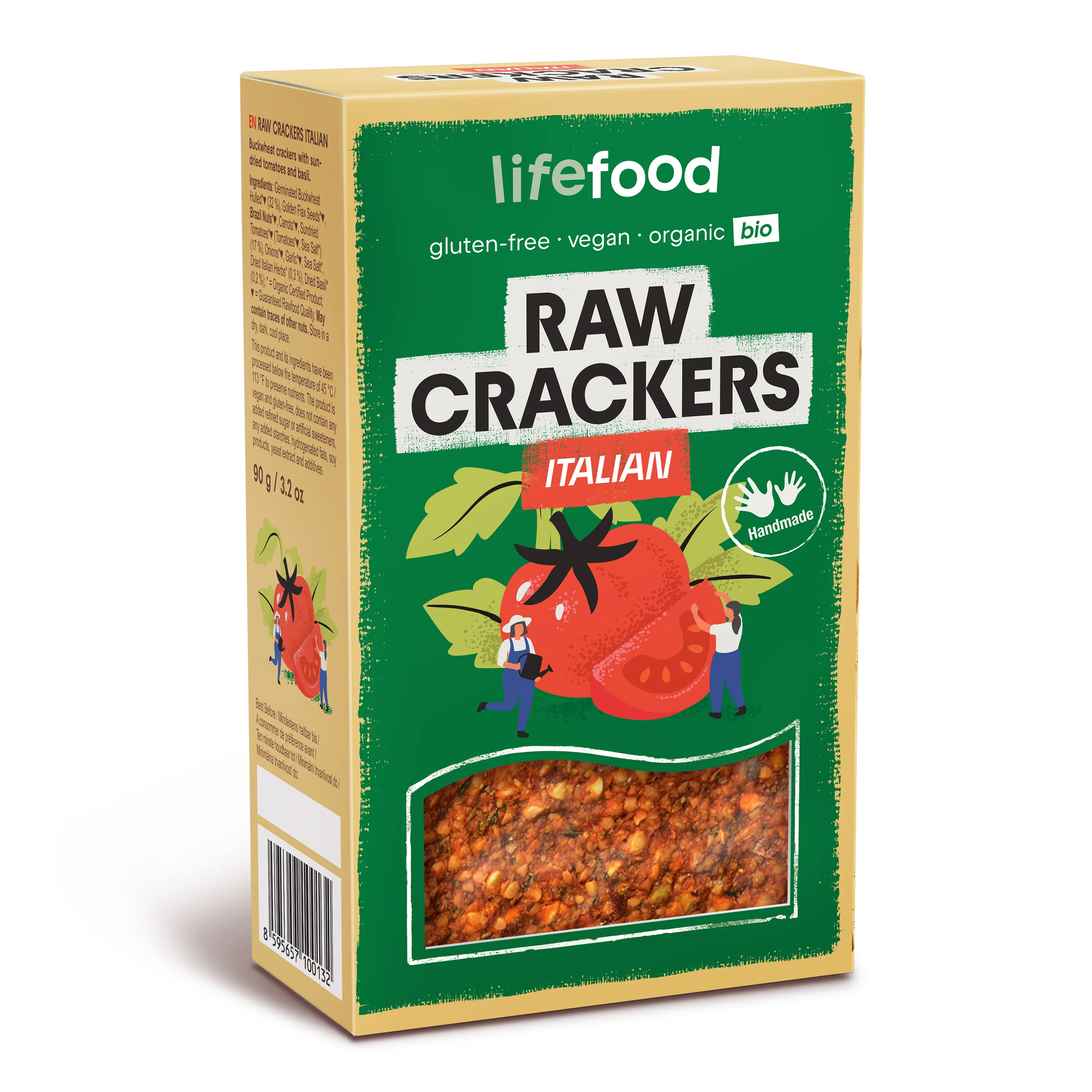 Lifefood Life Crackers italské RAW BIO (90 g)