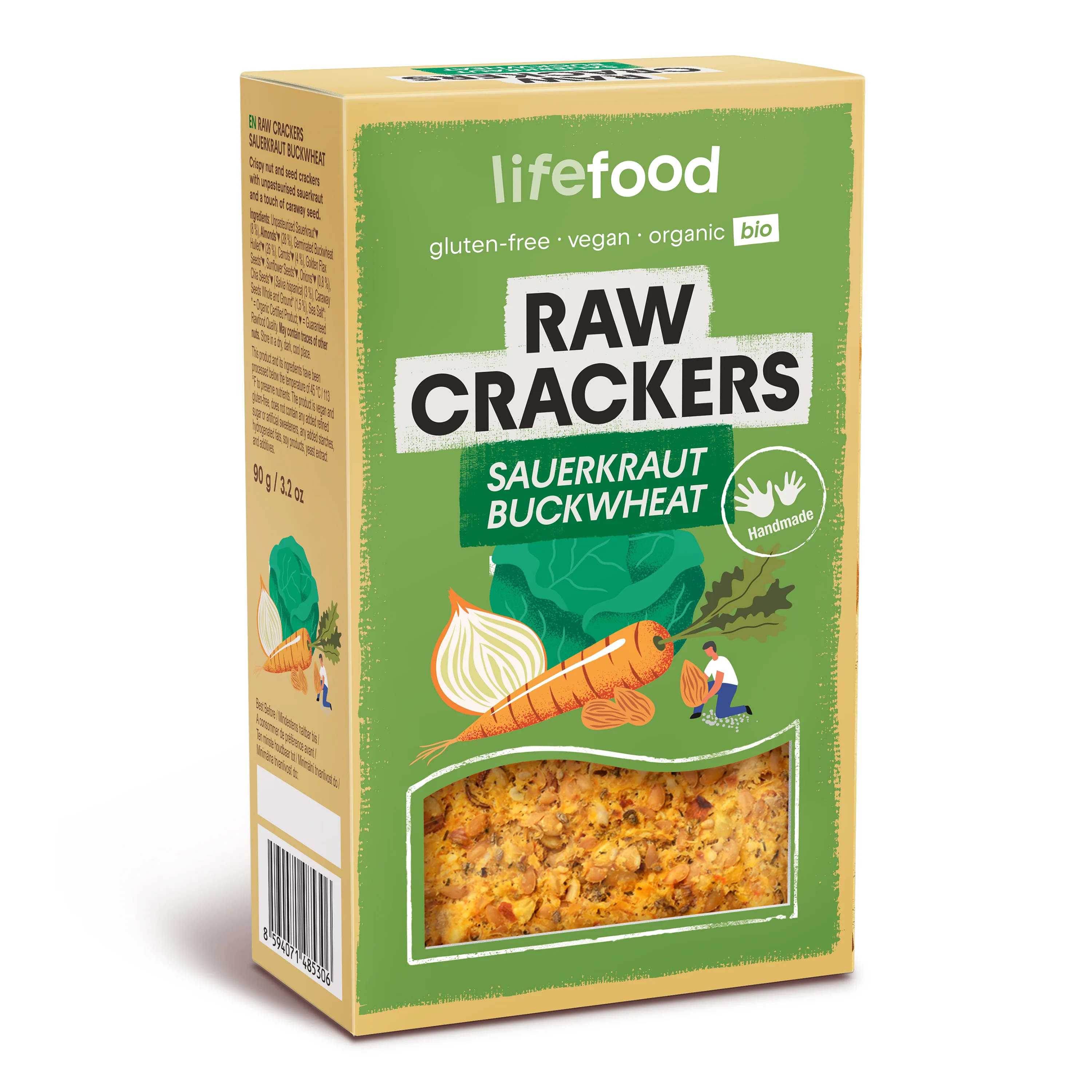 Lifefood Life Crackers zelňáky RAW BIO (90 g)