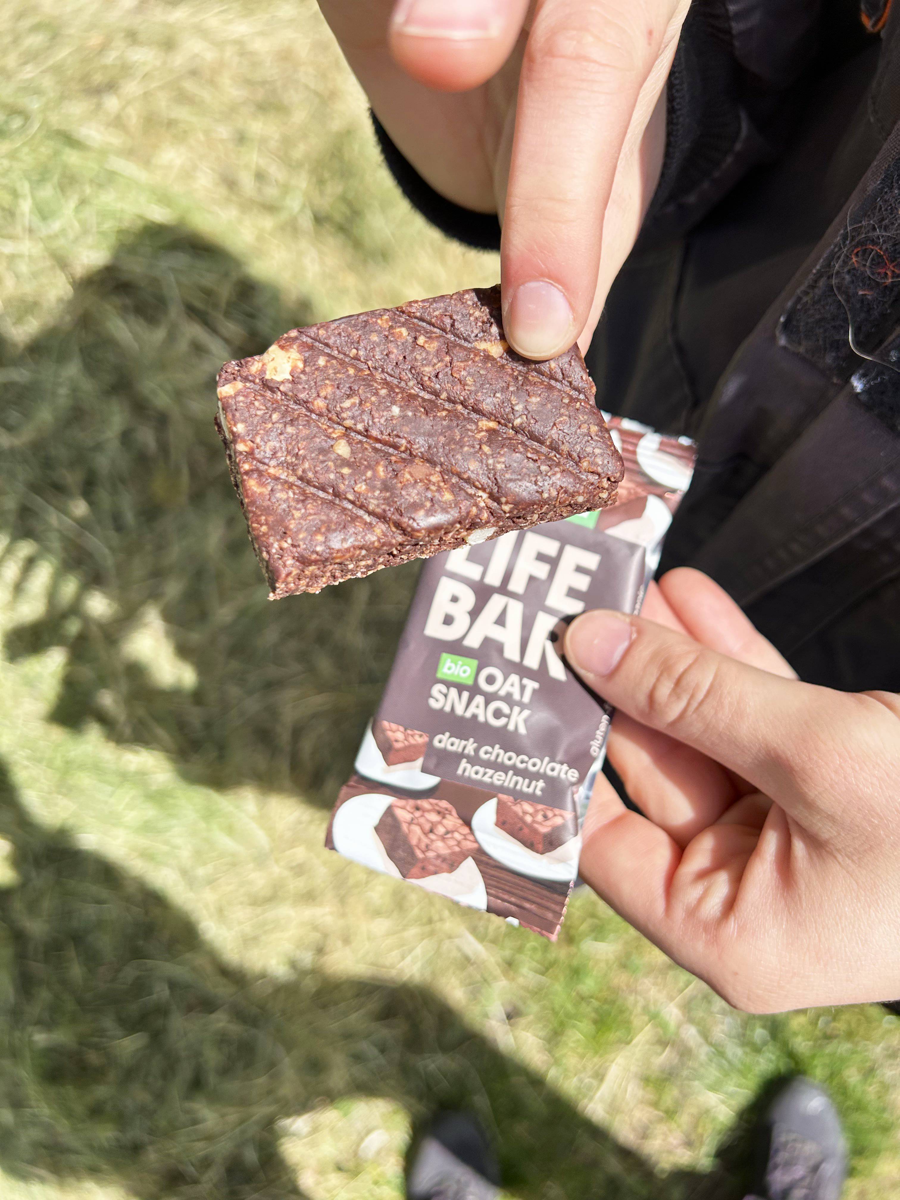 Lifefood Tyčinka Lifebar Oat Snack Dark Chocolate Hazelnut BIO (40 g) - Image 3