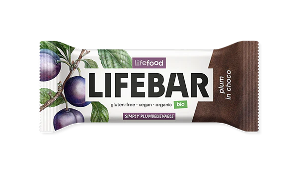 Lifefood Zvýhodněná sada 13 + 2 tyčinky zdarma - Lifebar InChoco švestková RAW BIO (15 x 40 g) - Image 3
