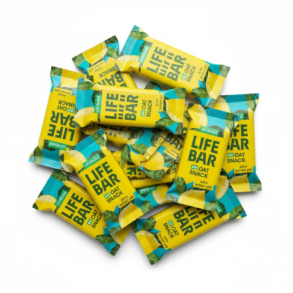 Lifefood Zvýhodněná sada 13 + 2 tyčinky zdarma - Lifebar Oat Snack Citron BIO (15 x 40 g) - Image 2