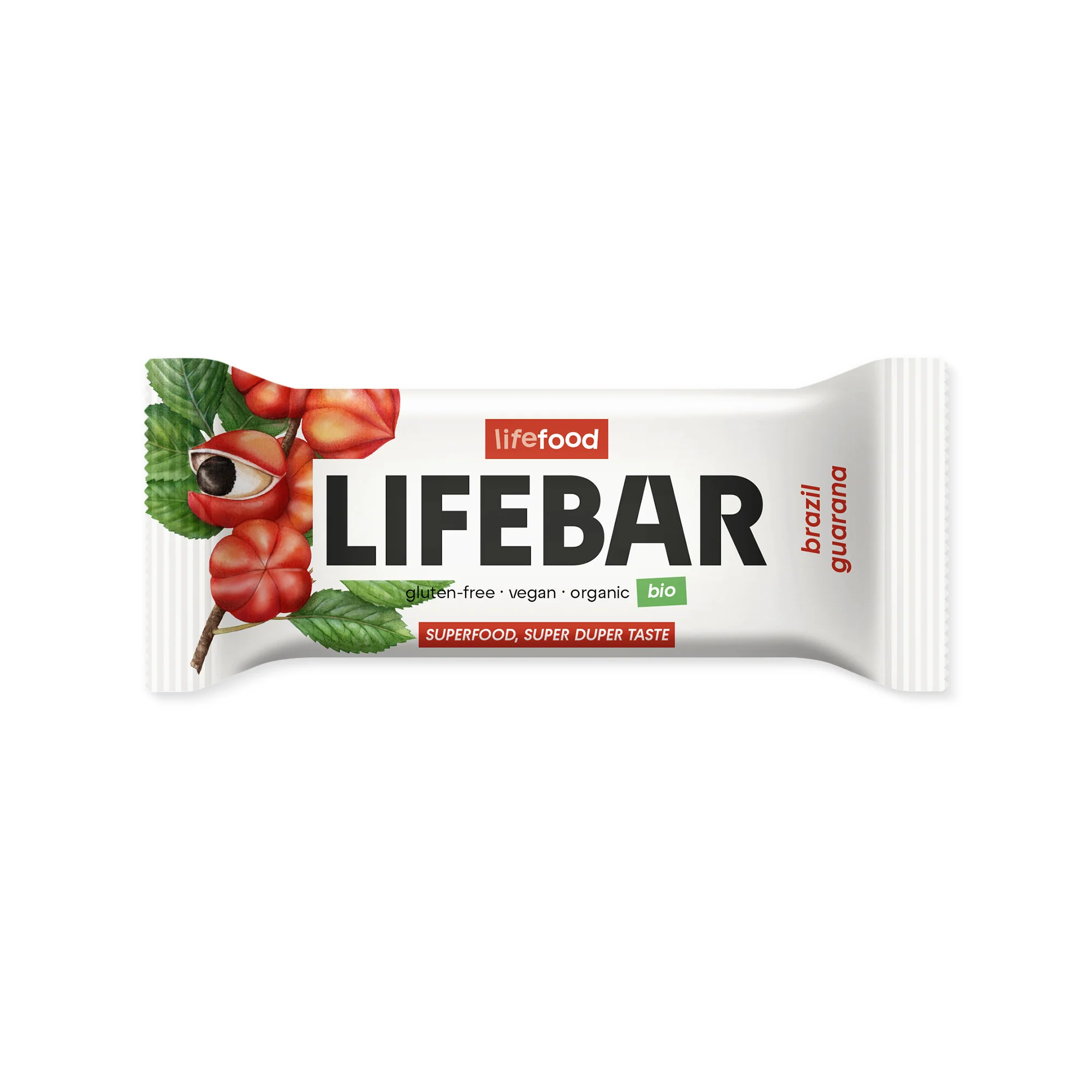 Lifefood Tyčinka Lifebar s para ořechy a guaranou BIO (40 g)