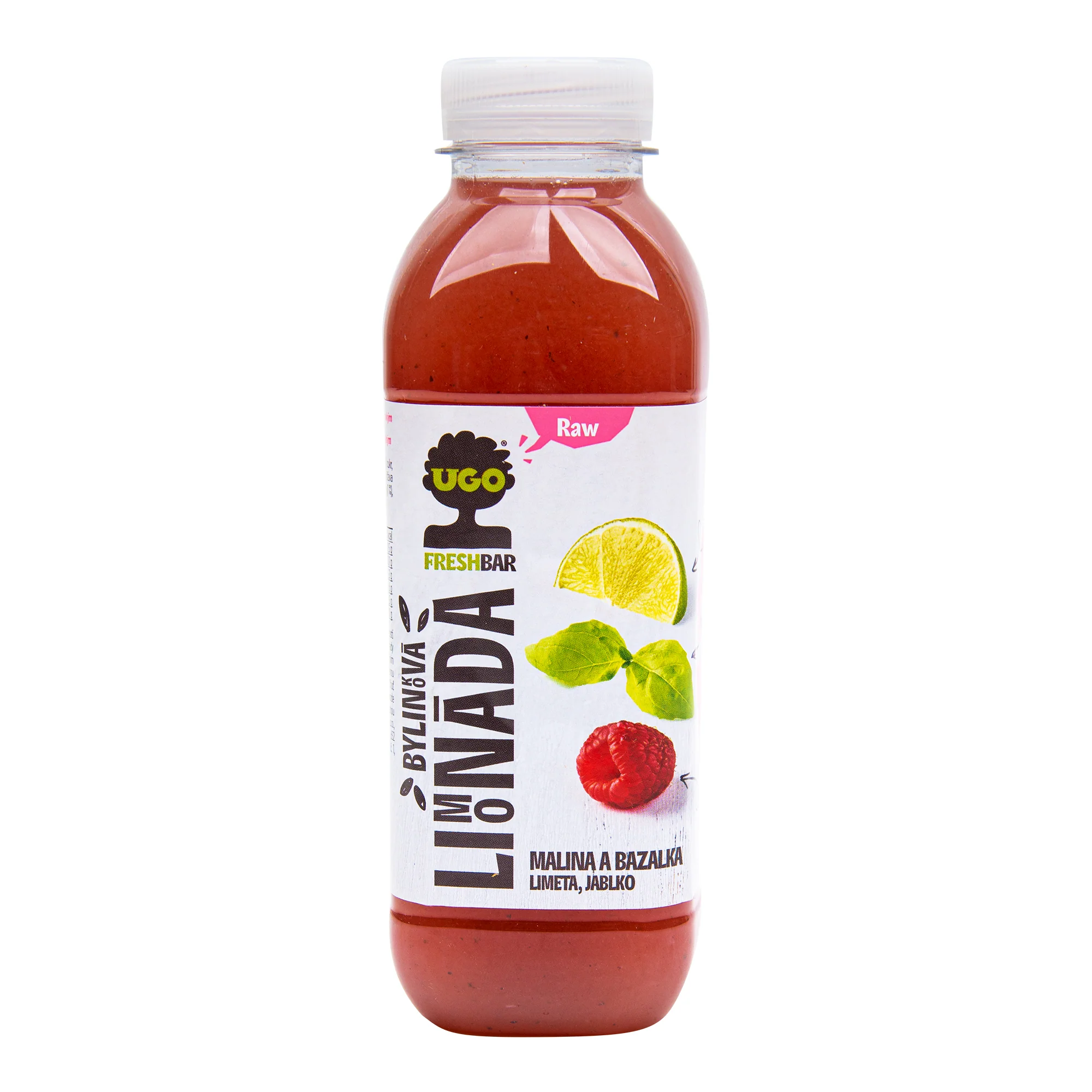 Limonáda malina a bazalka 500 ml UGO