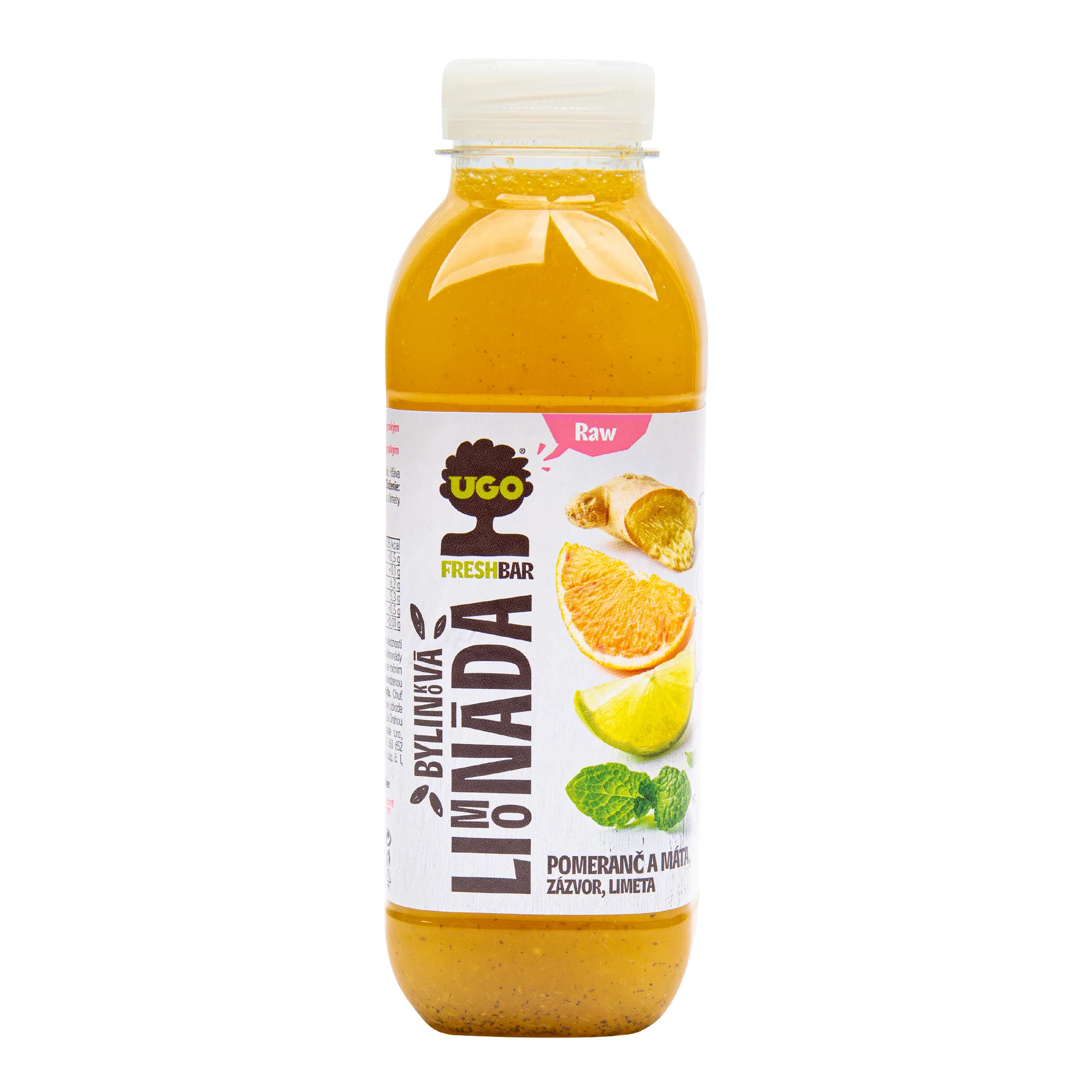 Limonáda pomeranč a máta 500 ml UGO