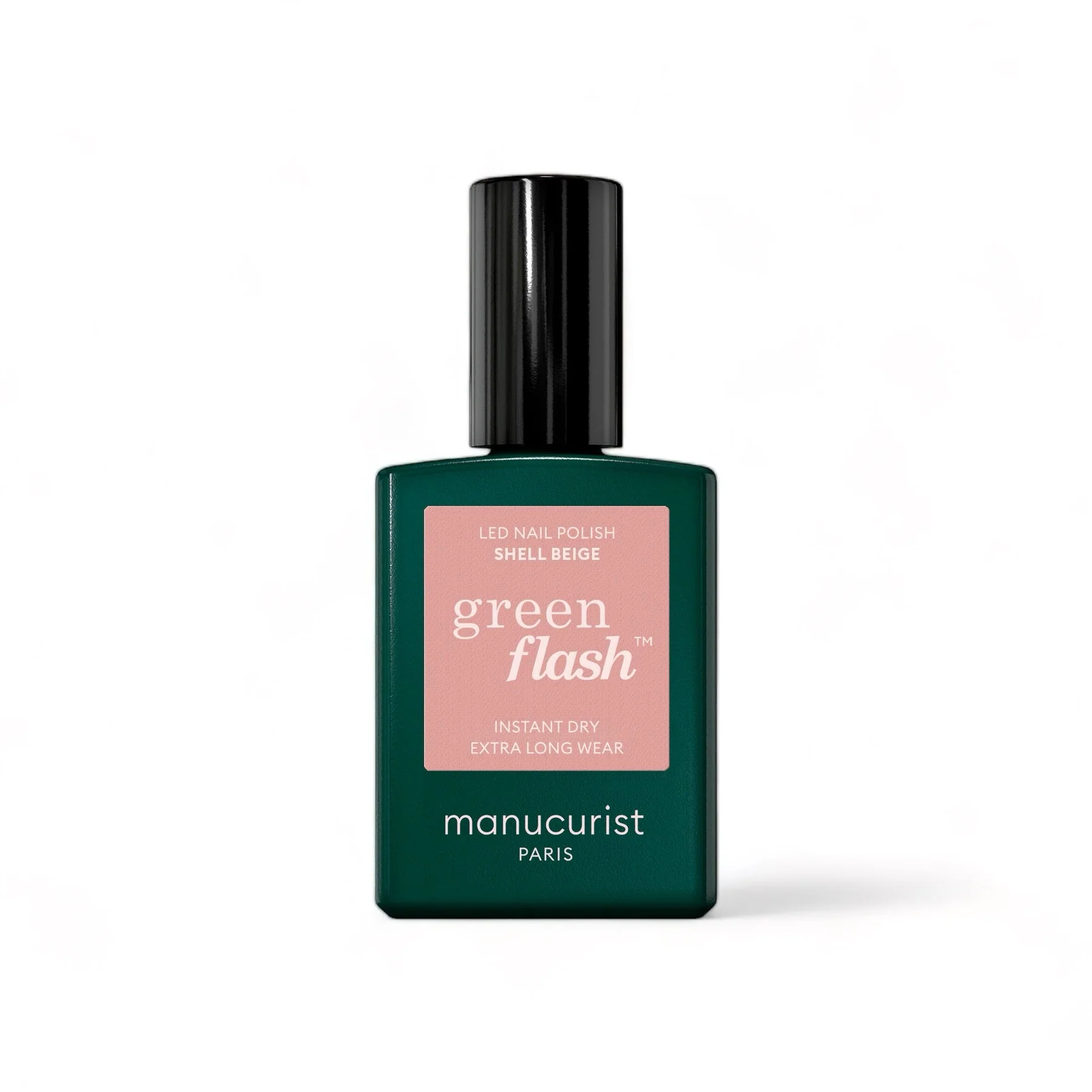 Manucurist Green Flash LED gel lak na nehty - Shell Beige (15 ml)