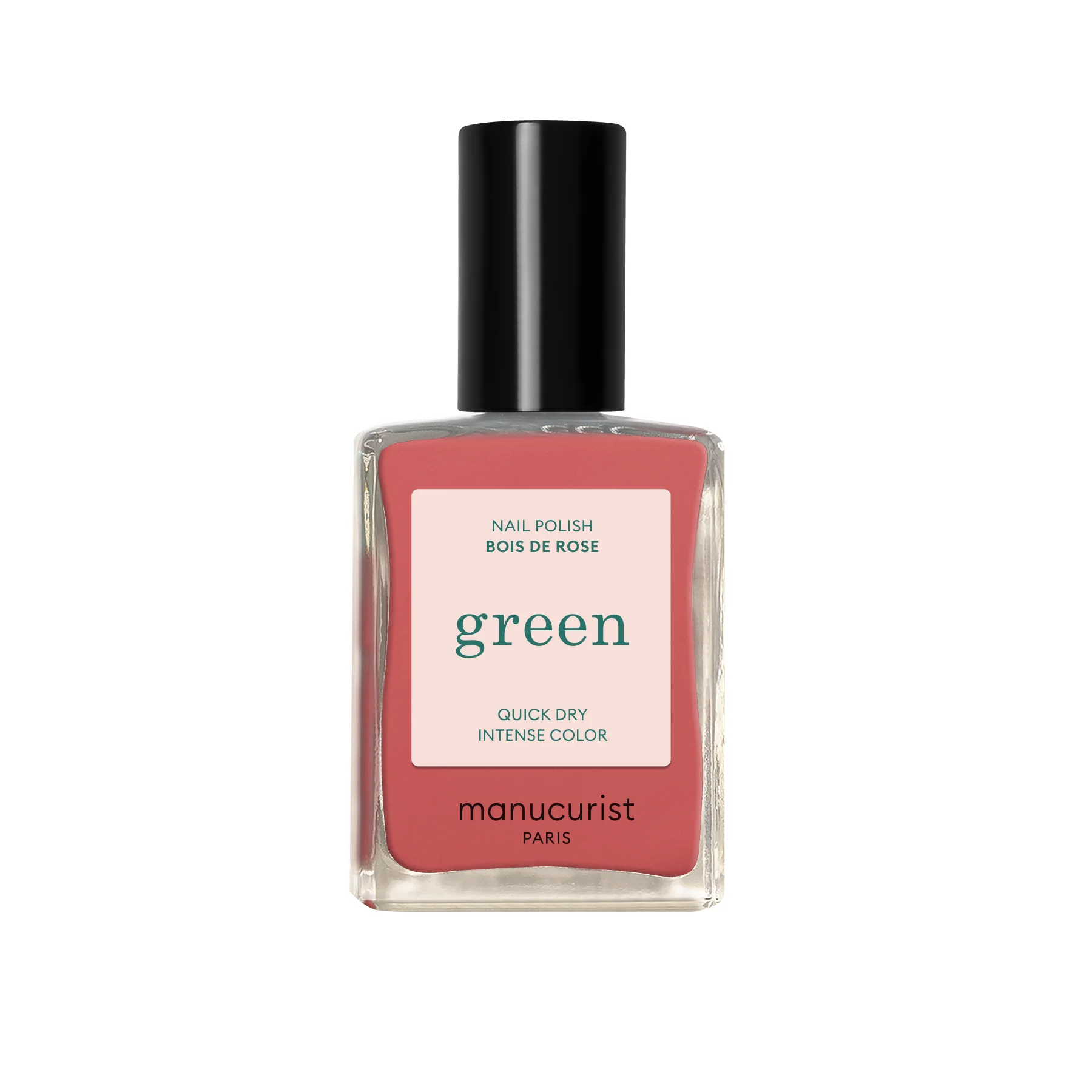 Manucurist Green schnoucí lak na nehty - Bois de rose (15 ml)