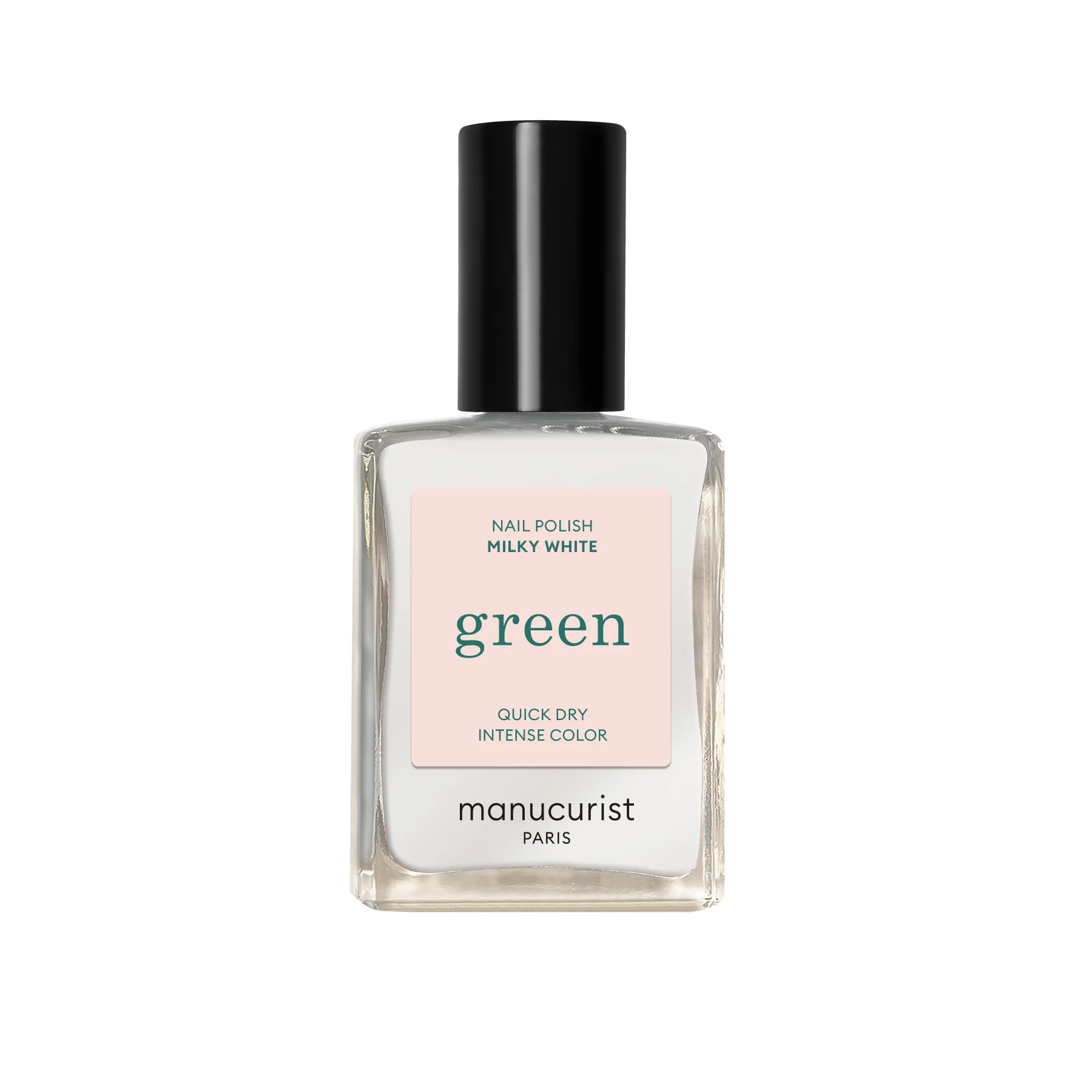 Manucurist Green schnoucí lak na nehty - Milky White (15 ml)