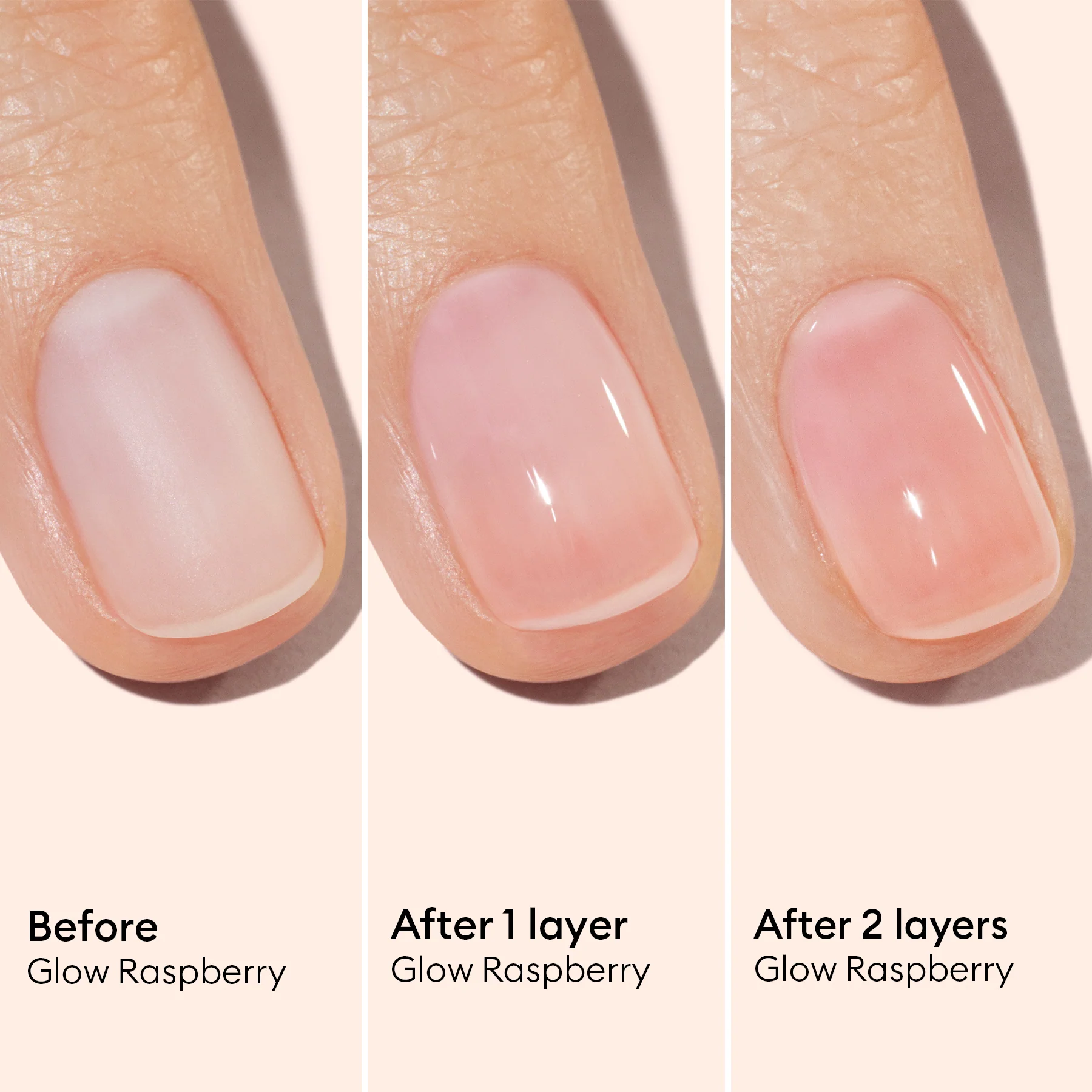Manucurist Green Pečující schnoucí lak na nehty Active Glow - Raspberry (15 ml) - Image 4