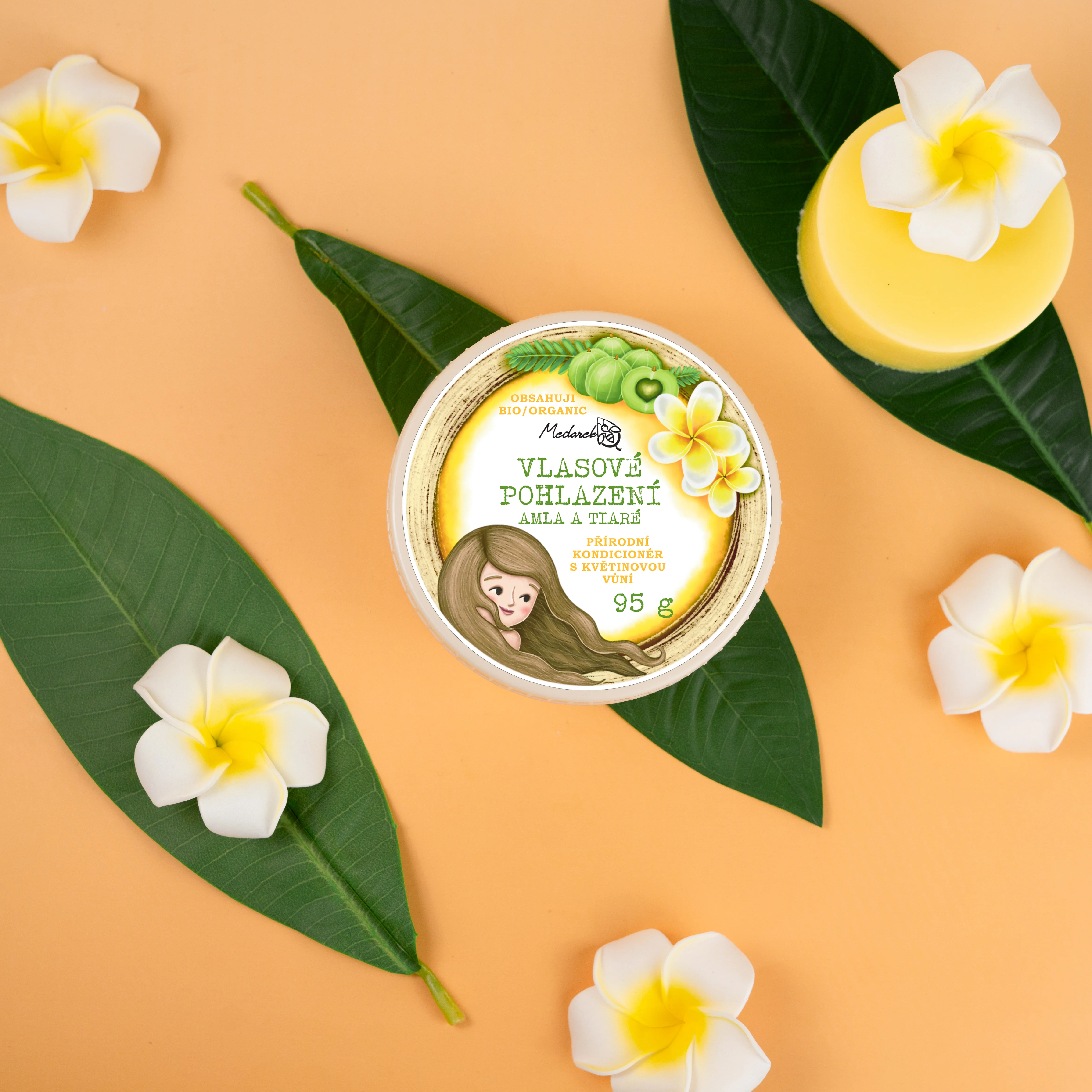 Medarek Tuhý kondicionér Vlasové pohlazení - Amla & Tiaré (15 g) - Image 2