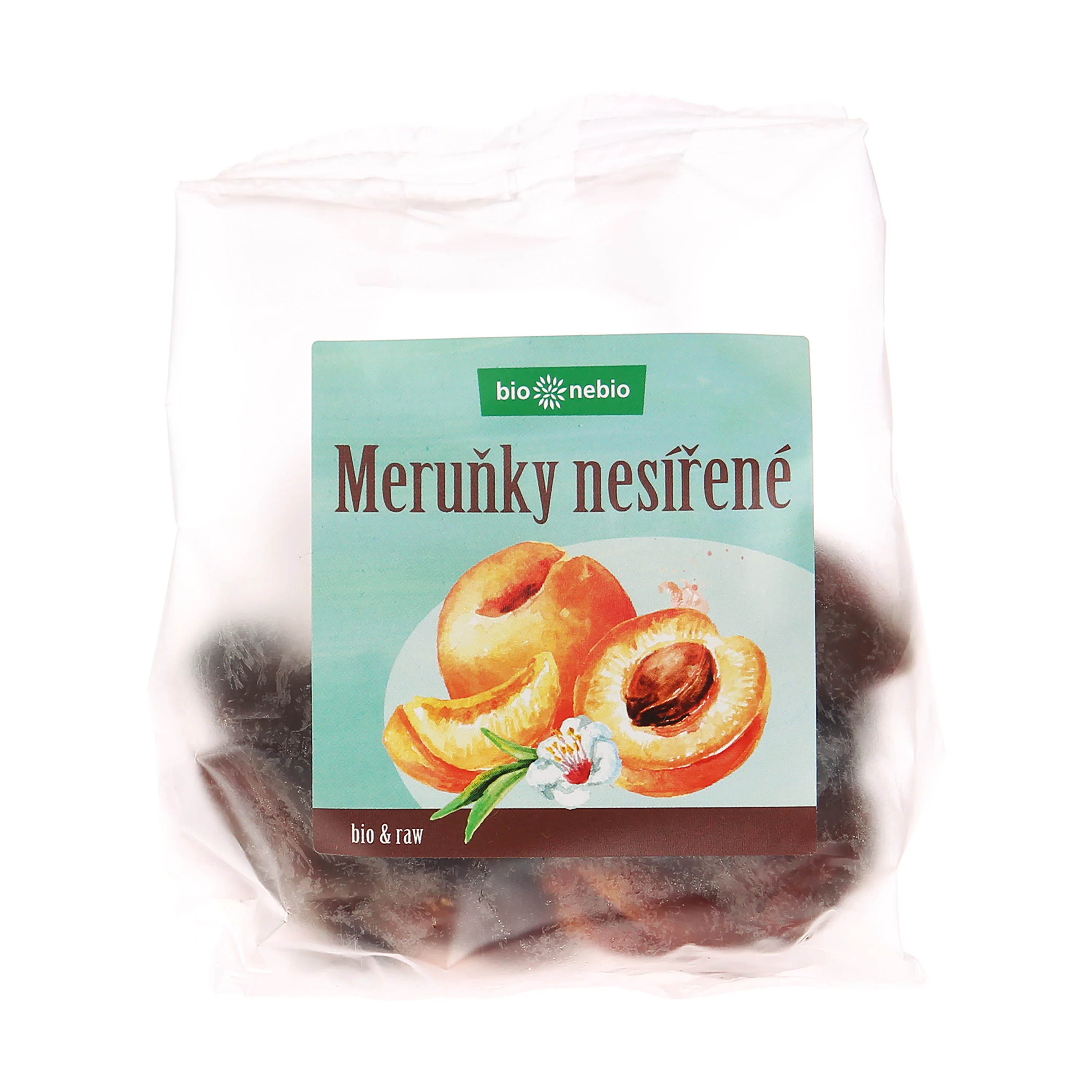 Meruňky sušené nesířené 150 g BIO BIO NEBIO