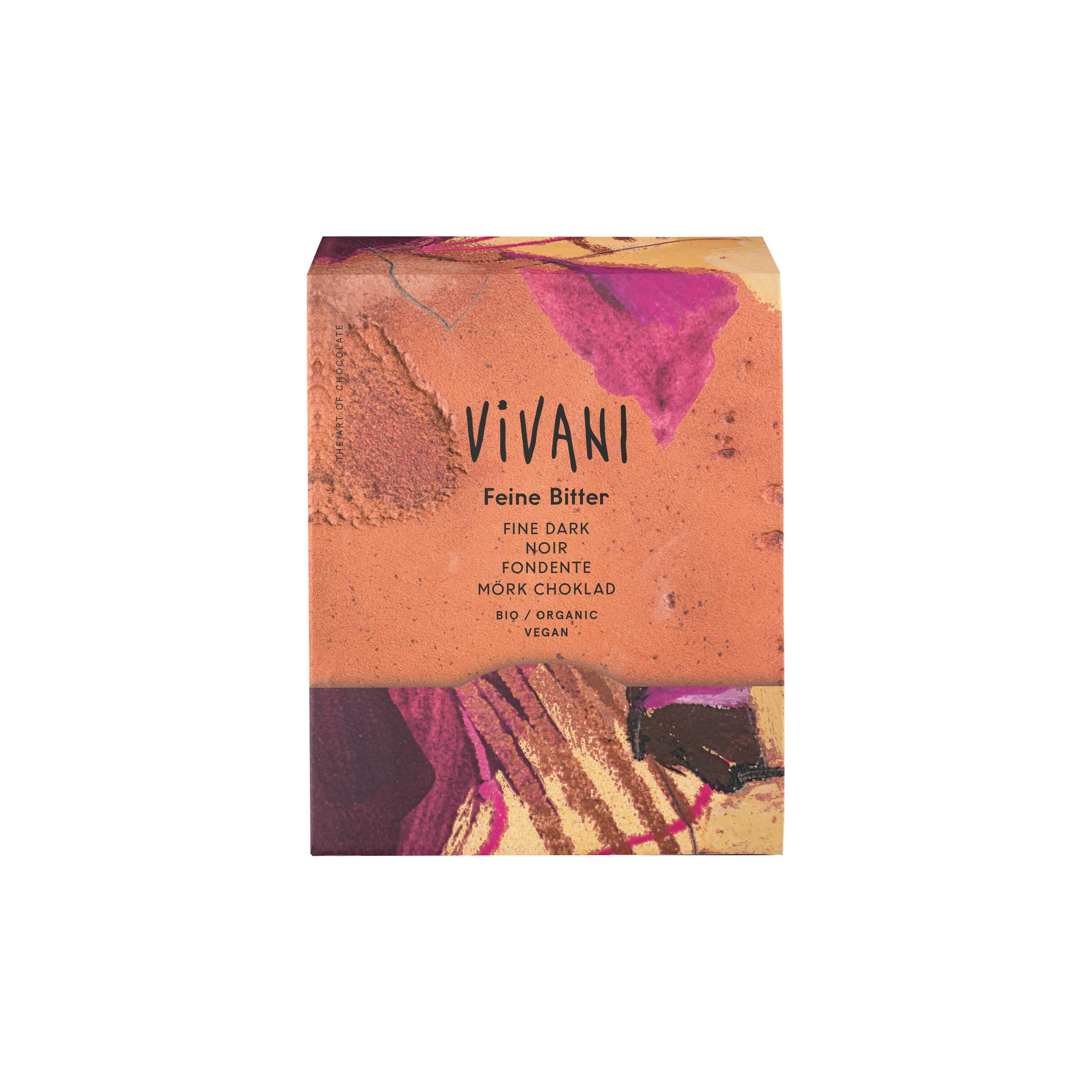 Vivani Miničokoládky hořké BIO (200 x 5 g)
