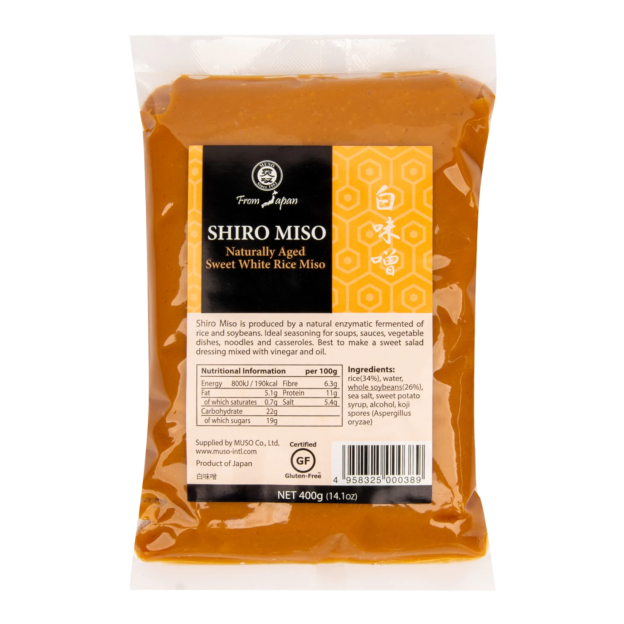 Muso Miso shiro bílá rýže (400 g)
