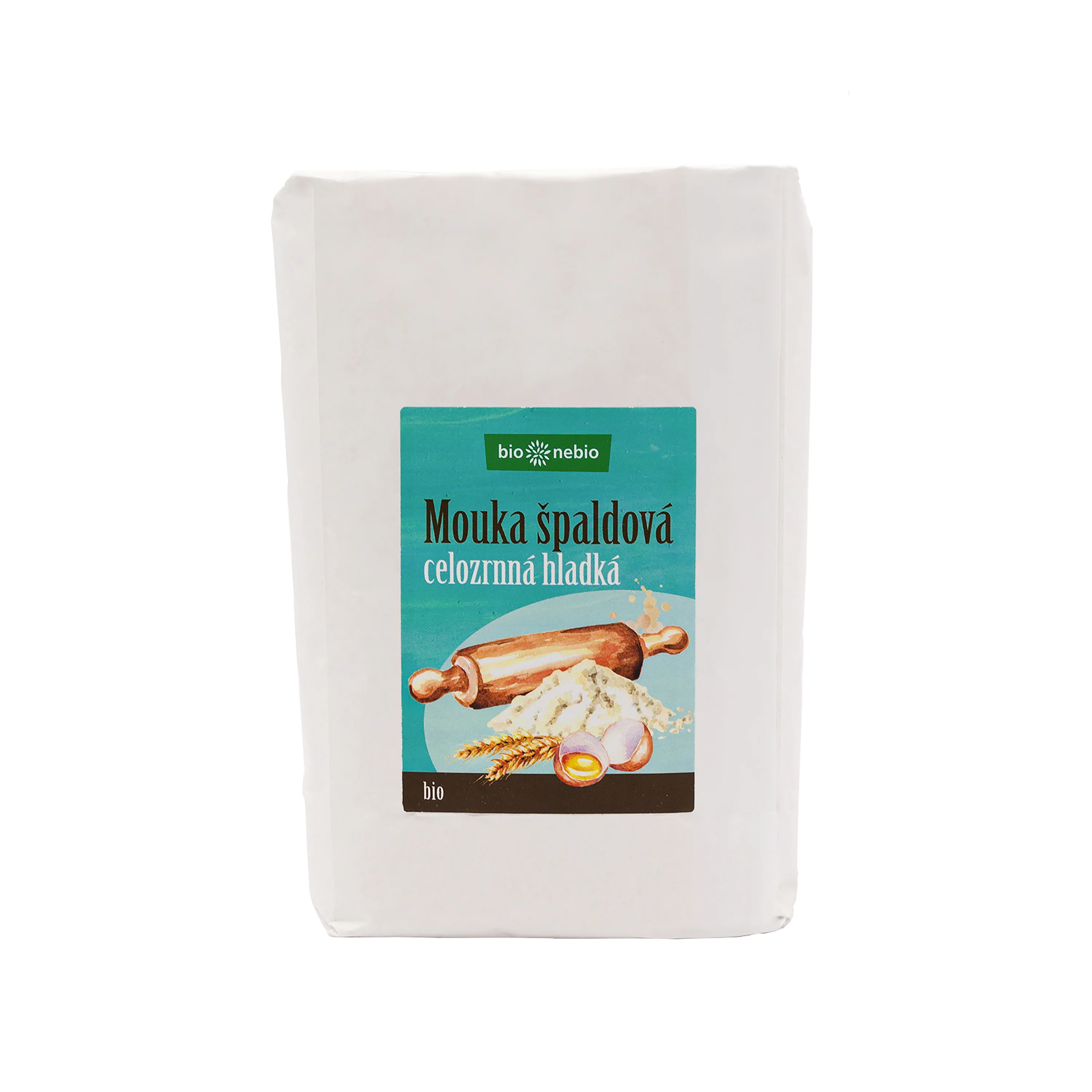 Mouka špaldová celozrnná hladká 1 kg BIO BIO NEBIO