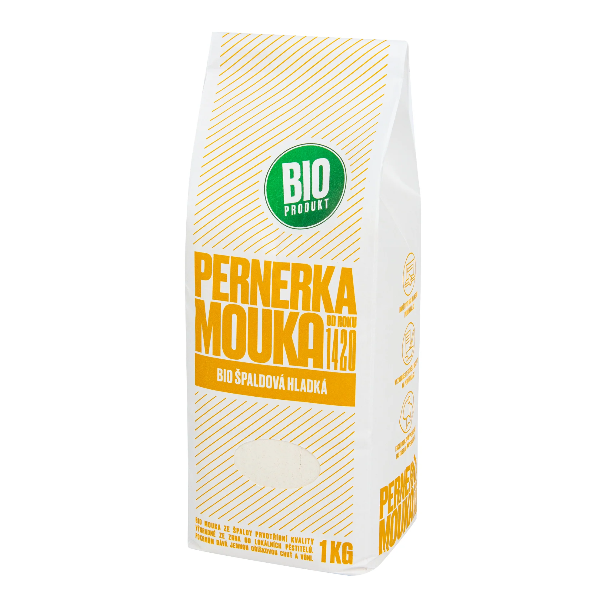 Mouka špaldová hladká 1 kg BIO   PERNERKA - Image 2